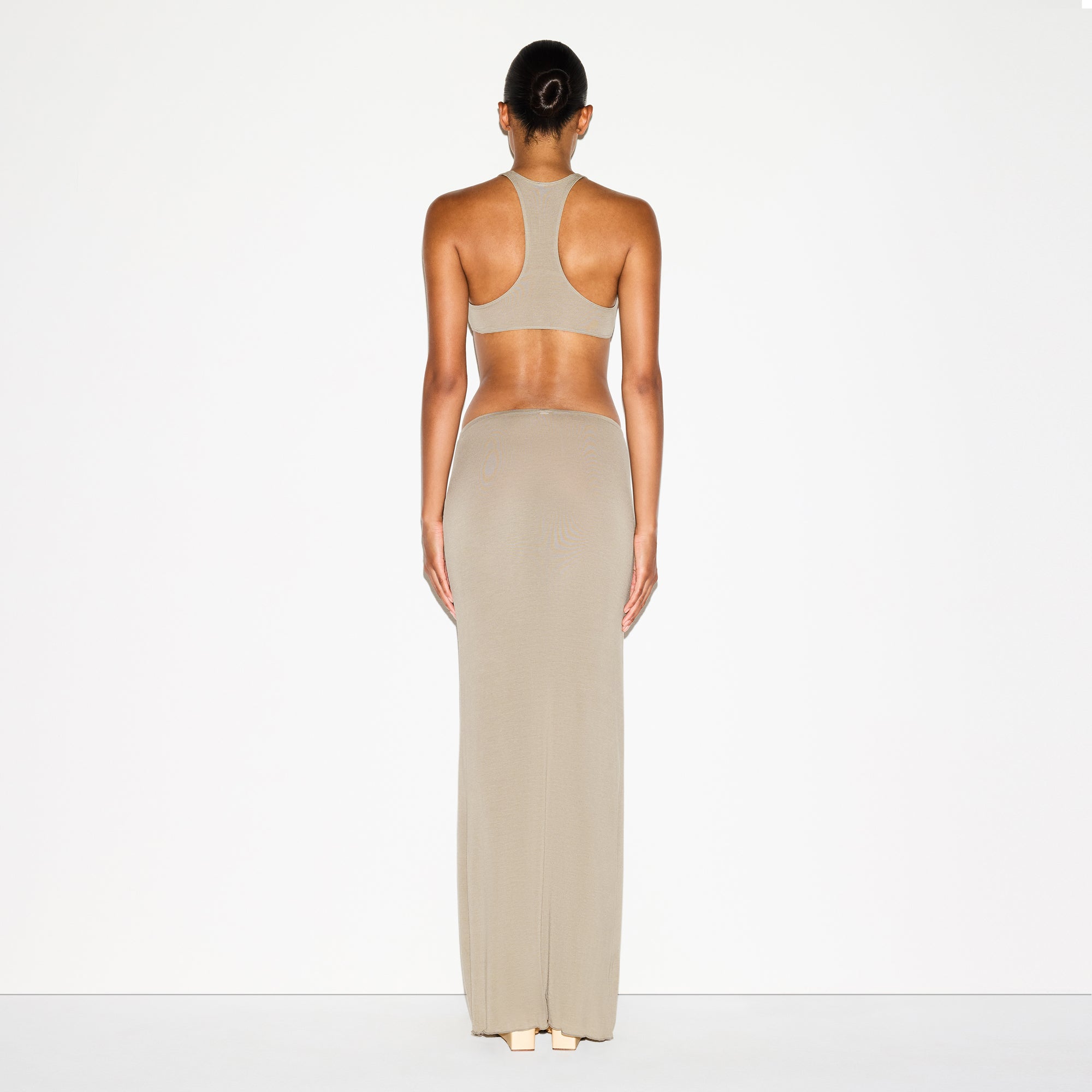 SKIMS SHEER MODAL LONG SKIRT | DUNE - Sneaker Türkiye