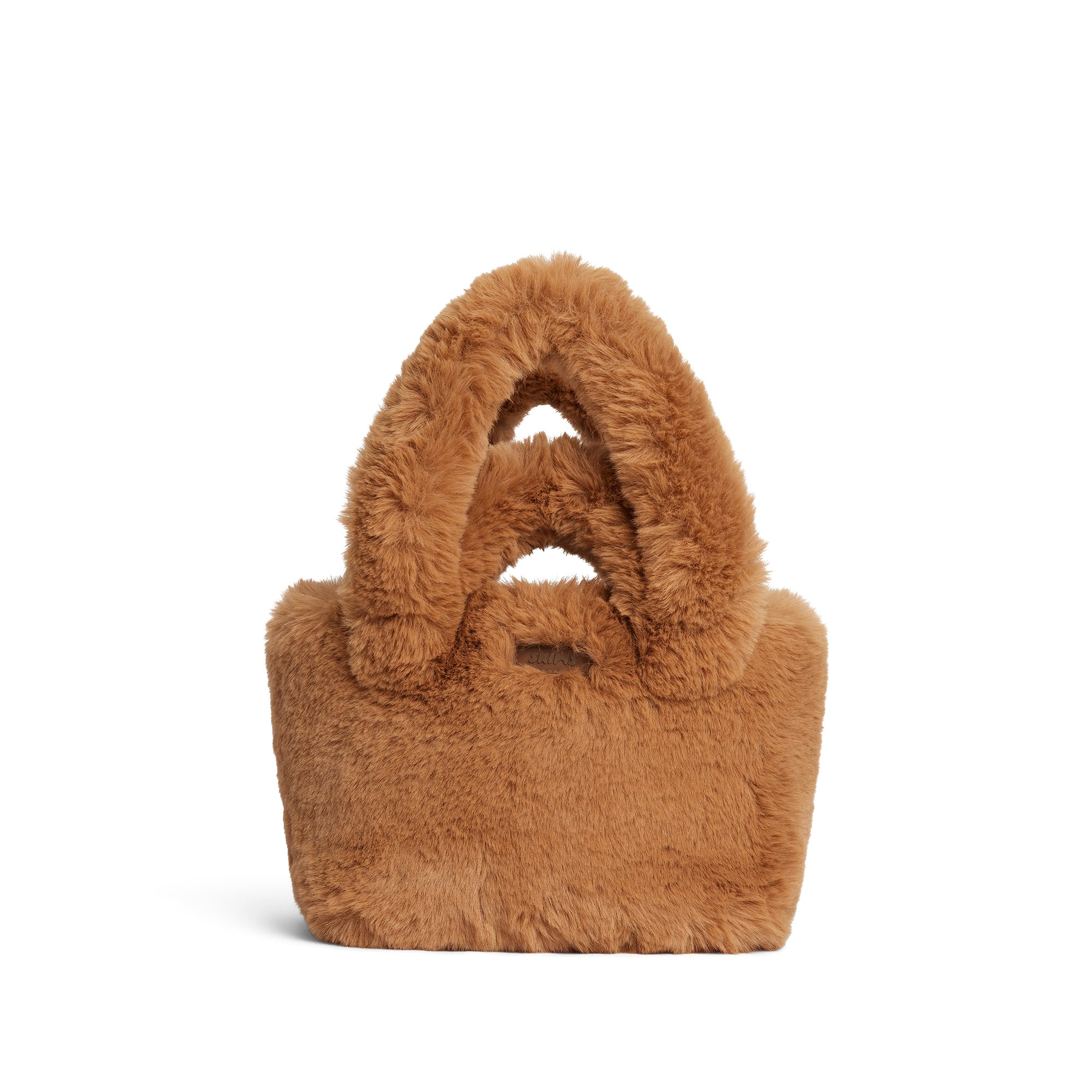 SKIMS FAUX FUR MINI TOTE | CAMEL - Sneaker Türkiye