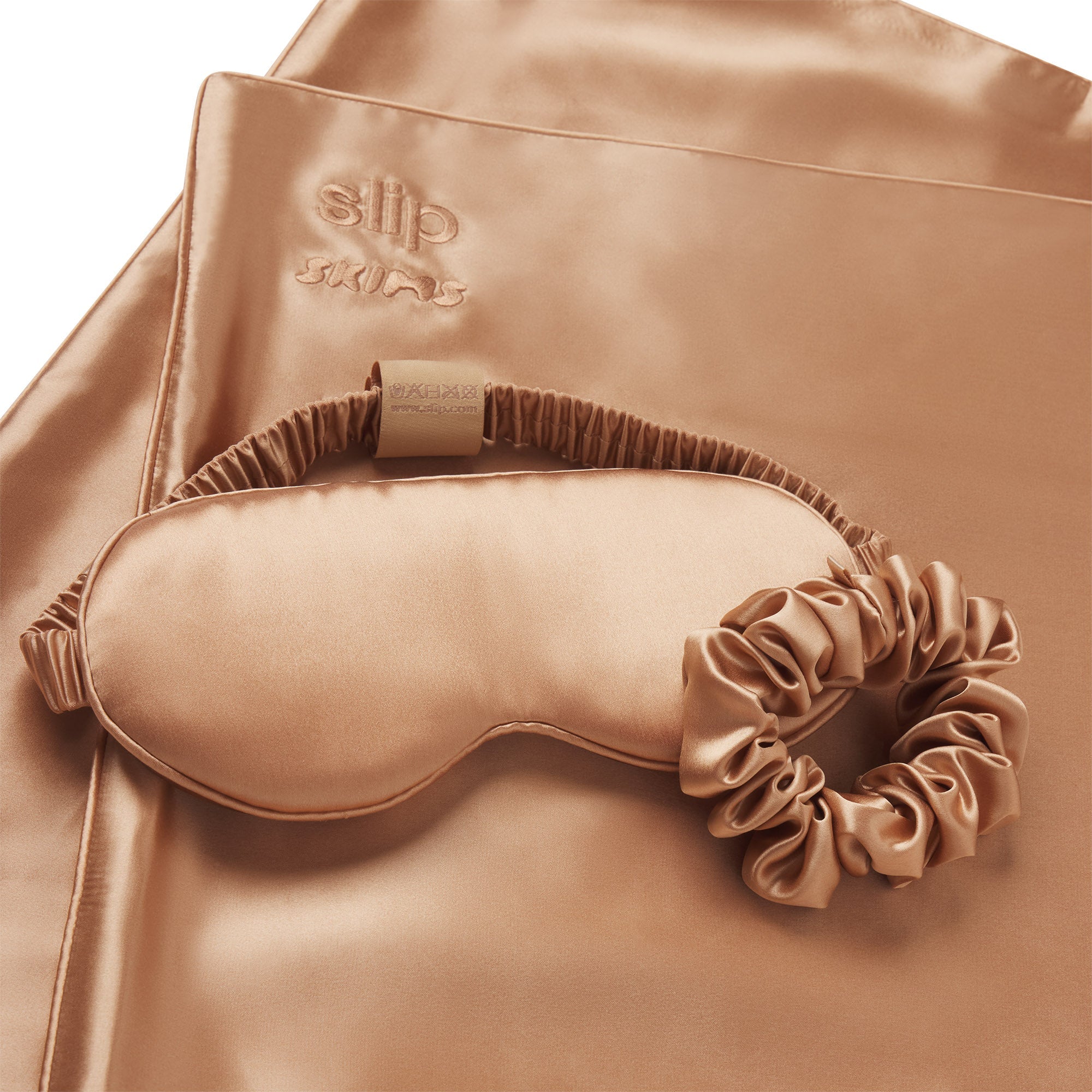 SLIP X SKIMS PURE SILK SIGNATURE GIFT SET | CLAY - Sneaker Türkiye