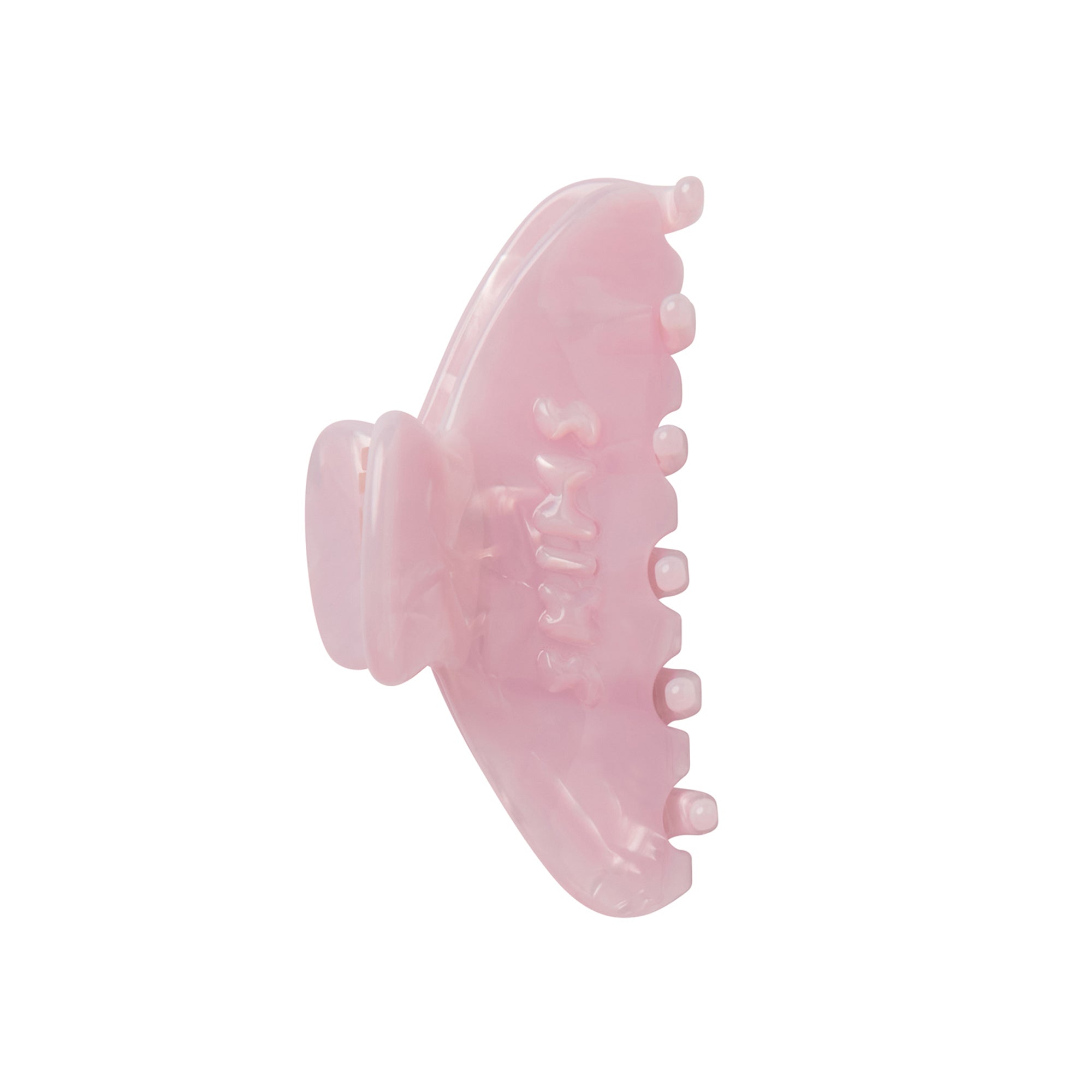 SKIMS GETTING READY ACCESSORIES EMBOSSED LOGO CLAW CLIP | BARELY PINK PEARL - Sneaker Türkiye