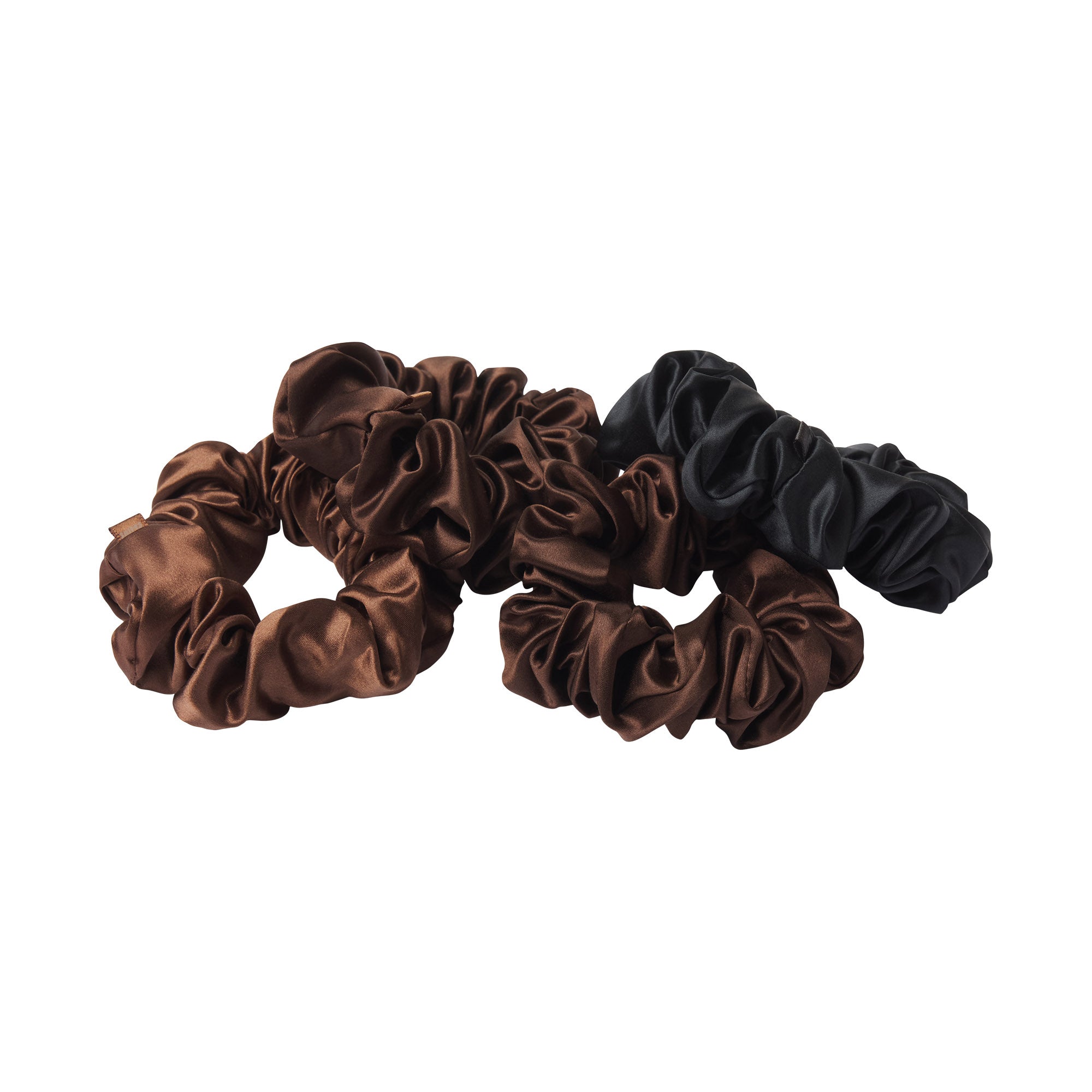 SLIP X SKIMS PURE SILK LARGE SCRUNCHIES 4-PACK | DEEP - Sneaker Türkiye