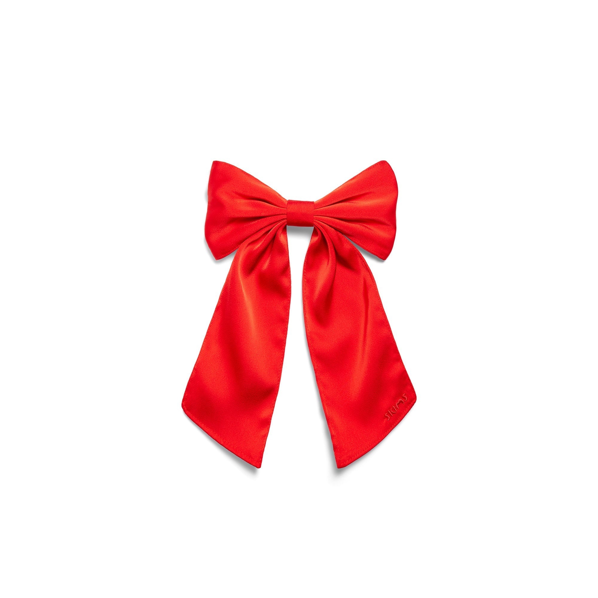 SKIMS SATIN JUMBO BOW CLIP | RUBY - Sneaker Türkiye