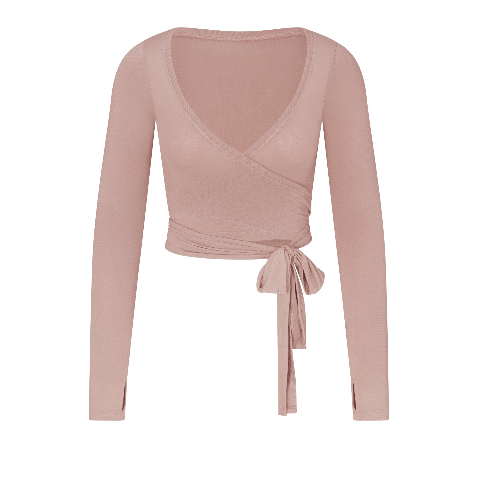 NikeSKIMS STRETCH KNIT WRAP LONG SLEEVE CROPPED TOP | HIMALAYAN - Sneaker Türkiye