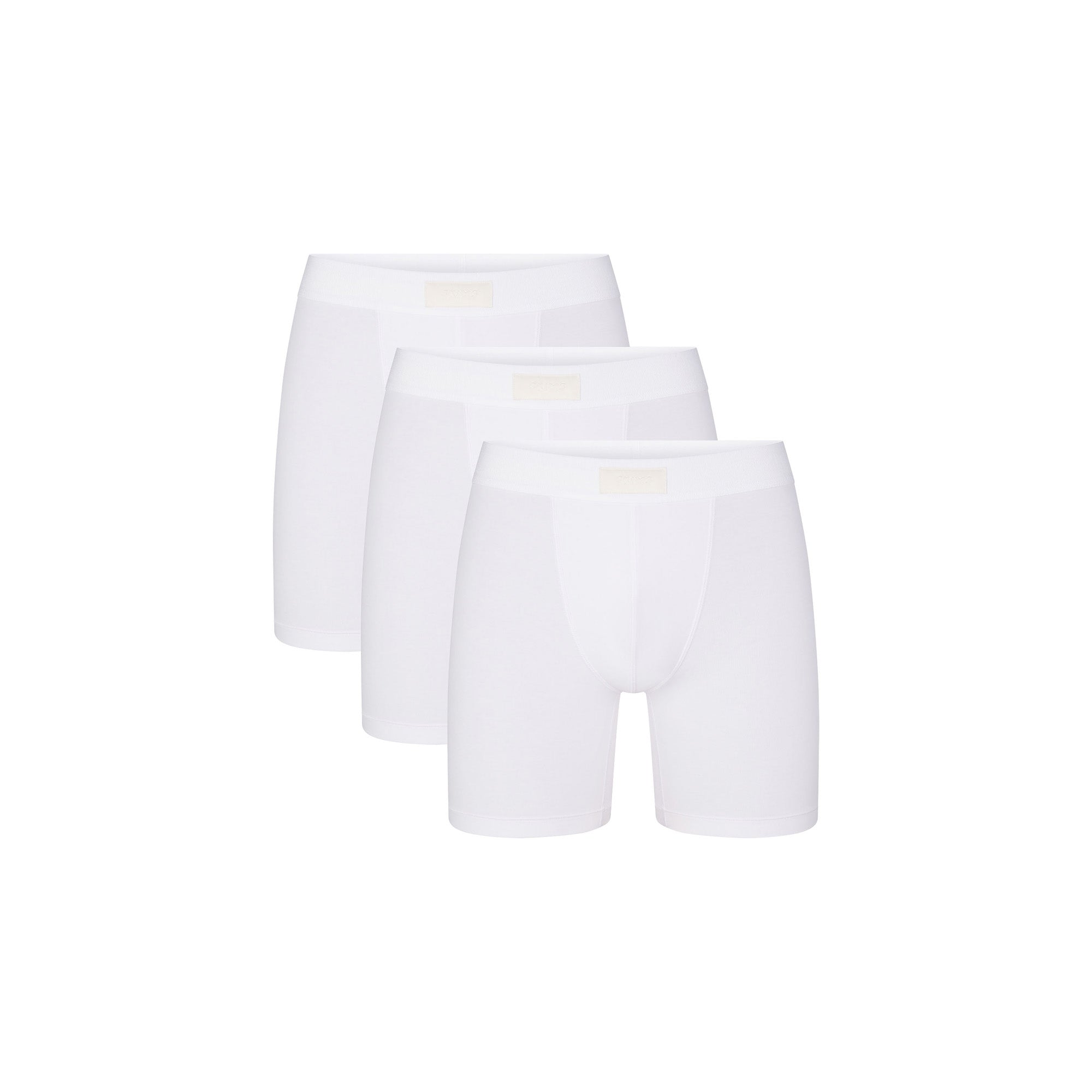SKIMS COTTON MENS 5″ BOXER BRIEF 3-PACK | CHALK - Sneaker Türkiye