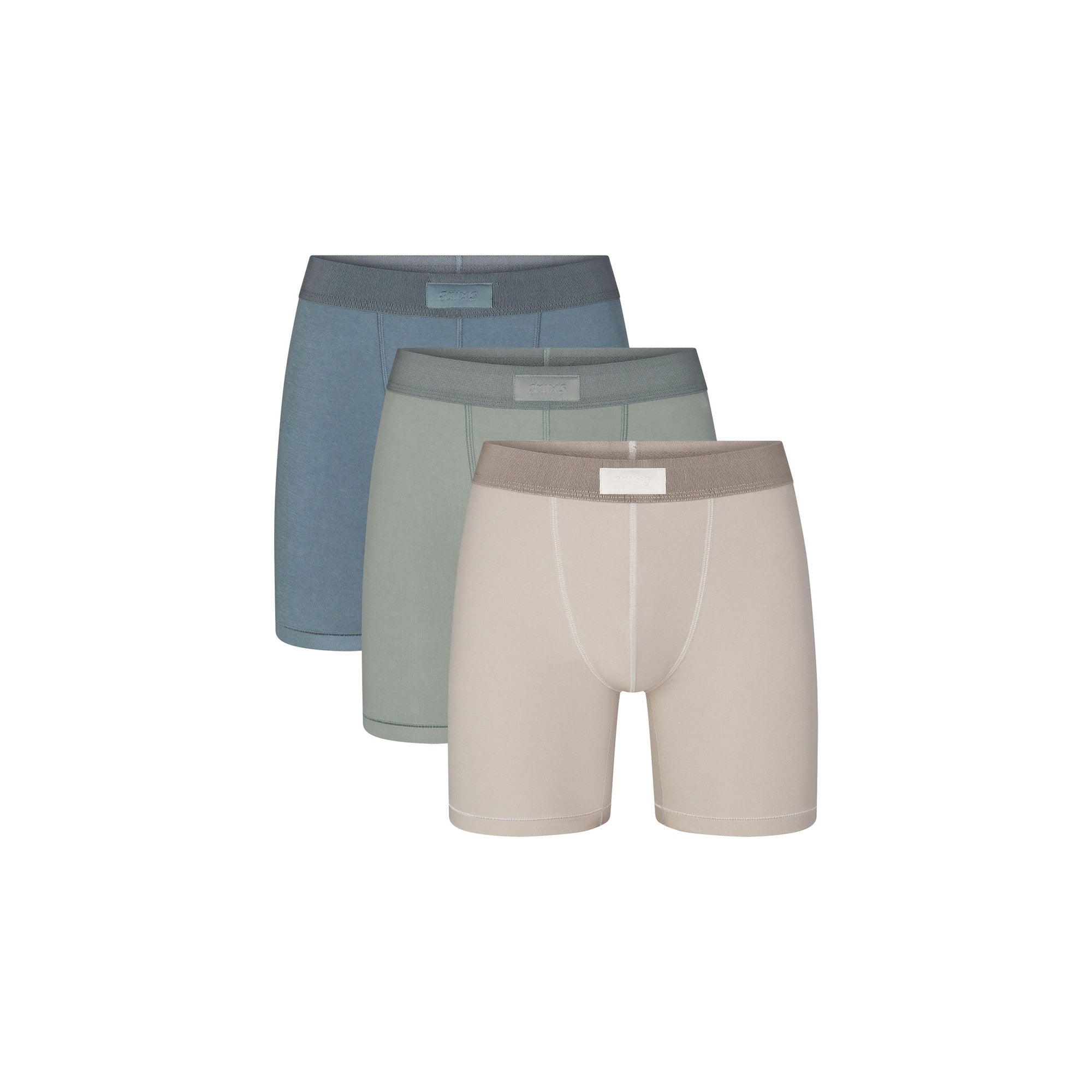 SKIMS COTTON MENS 5″ BOXER BRIEF 3-PACK | STONE MULTI - Sneaker Türkiye