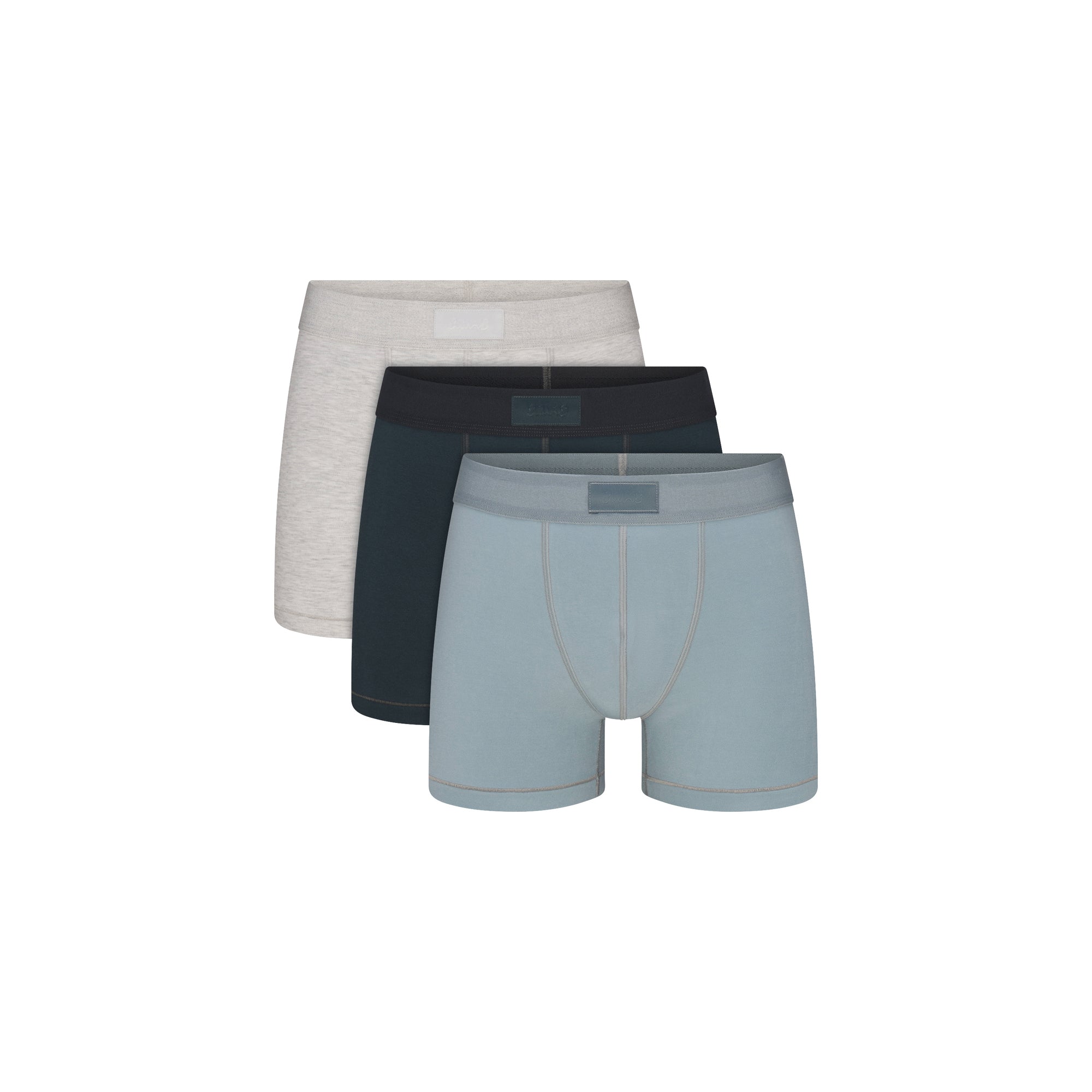 SKIMS COTTON MENS 3″ BOXER BRIEF 3-PACK | VERDANT MULTI - Sneaker Türkiye