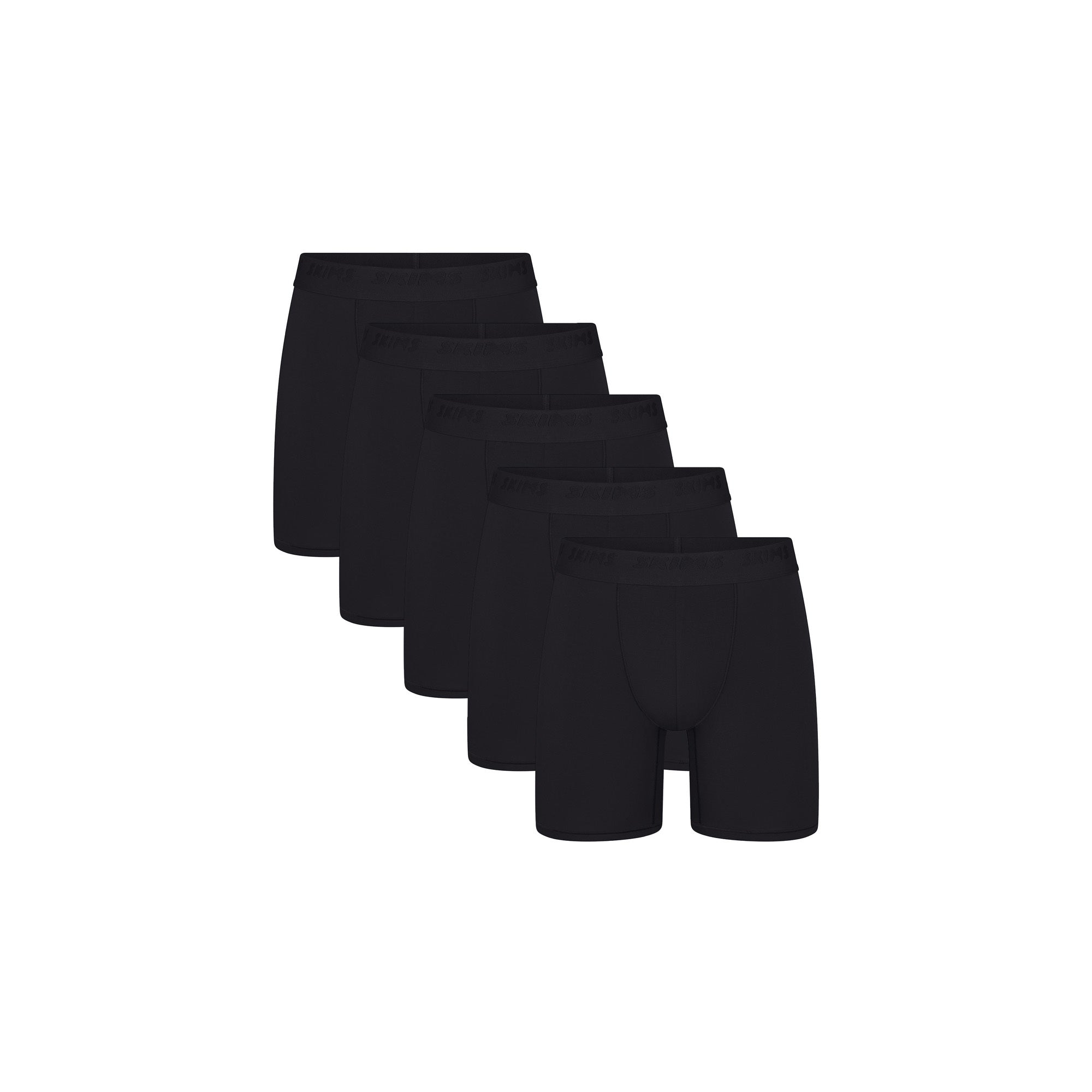 SKIMS STRETCH MENS 5″ BOXER BRIEF 5-PACK | OBSIDIAN - Sneaker Türkiye