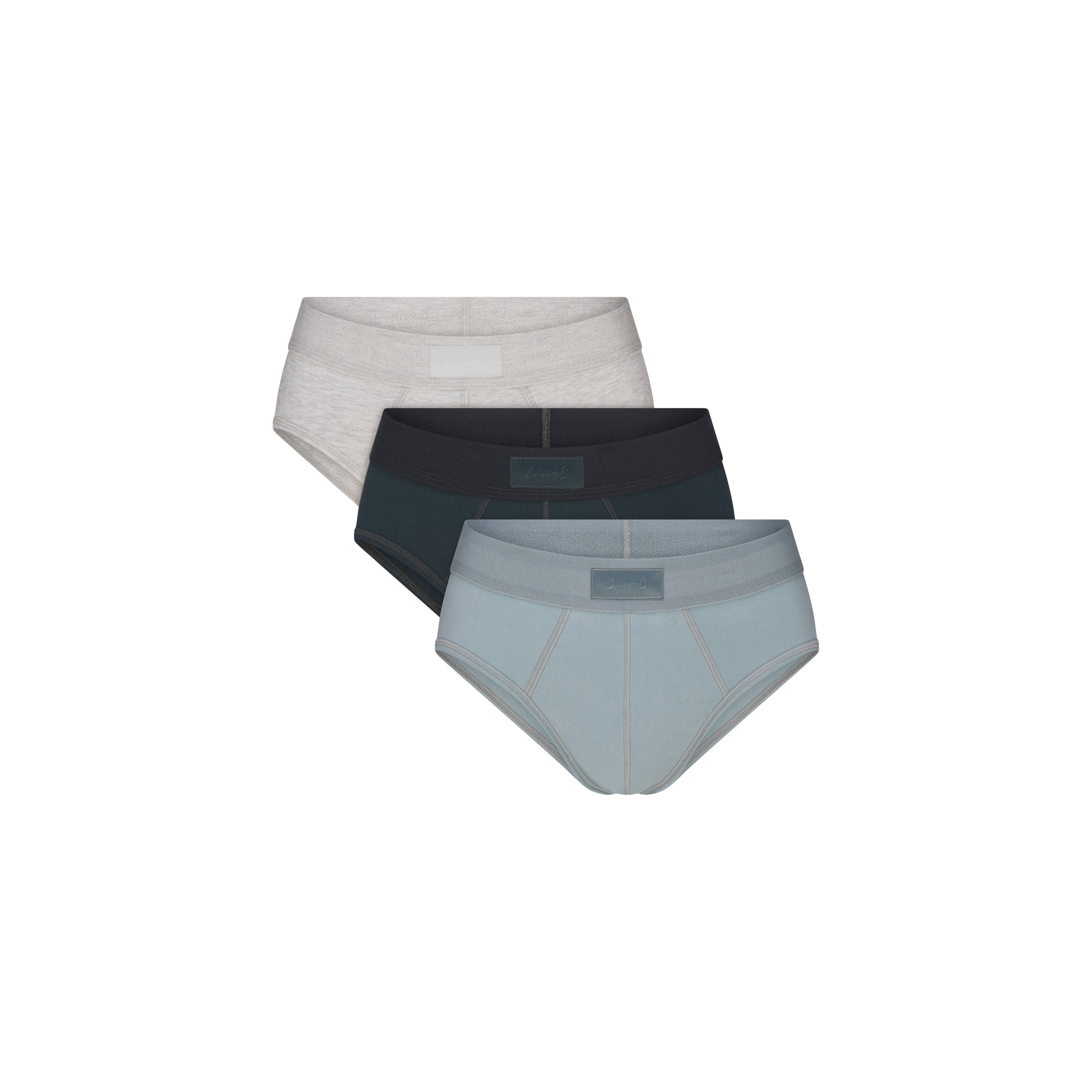 SKIMS COTTON MENS BRIEF 3-PACK | VERDANT MULTI - Sneaker Türkiye