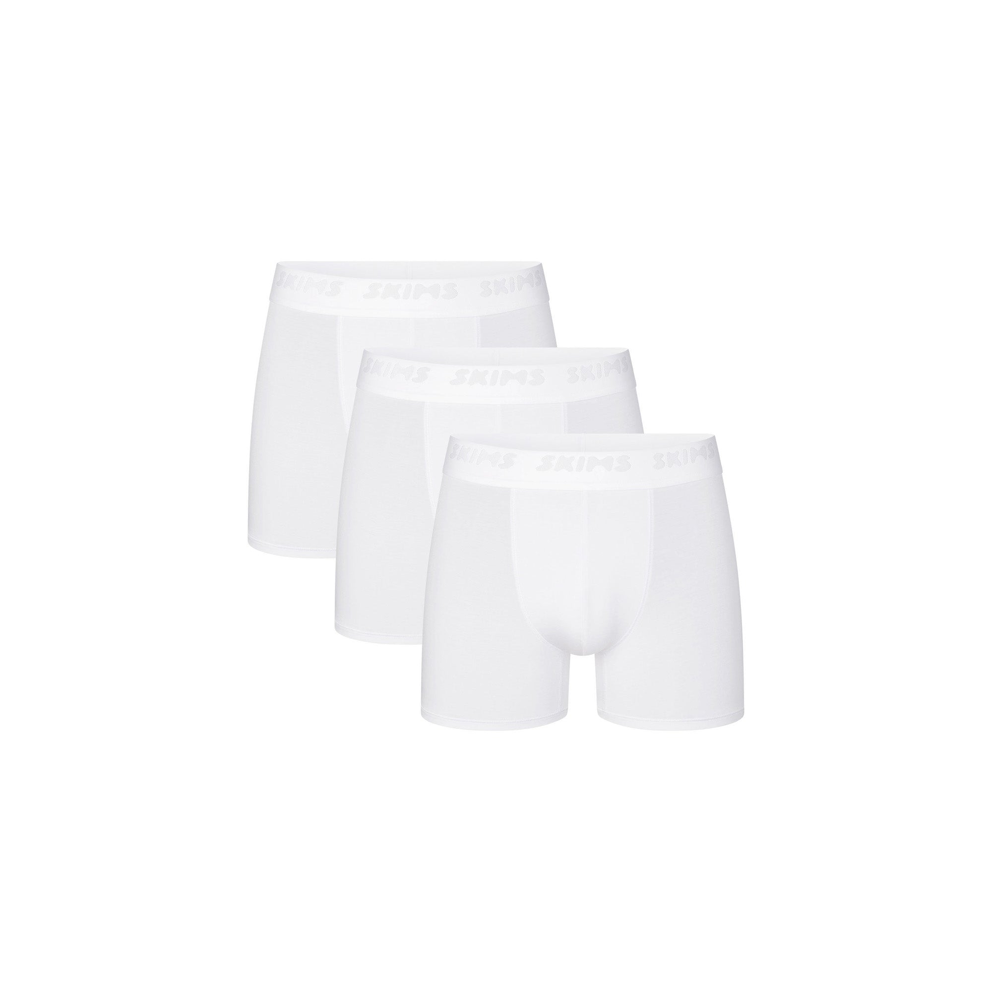 SKIMS STRETCH MENS 3″ BOXER BRIEF 3-PACK | CHALK - Sneaker Türkiye