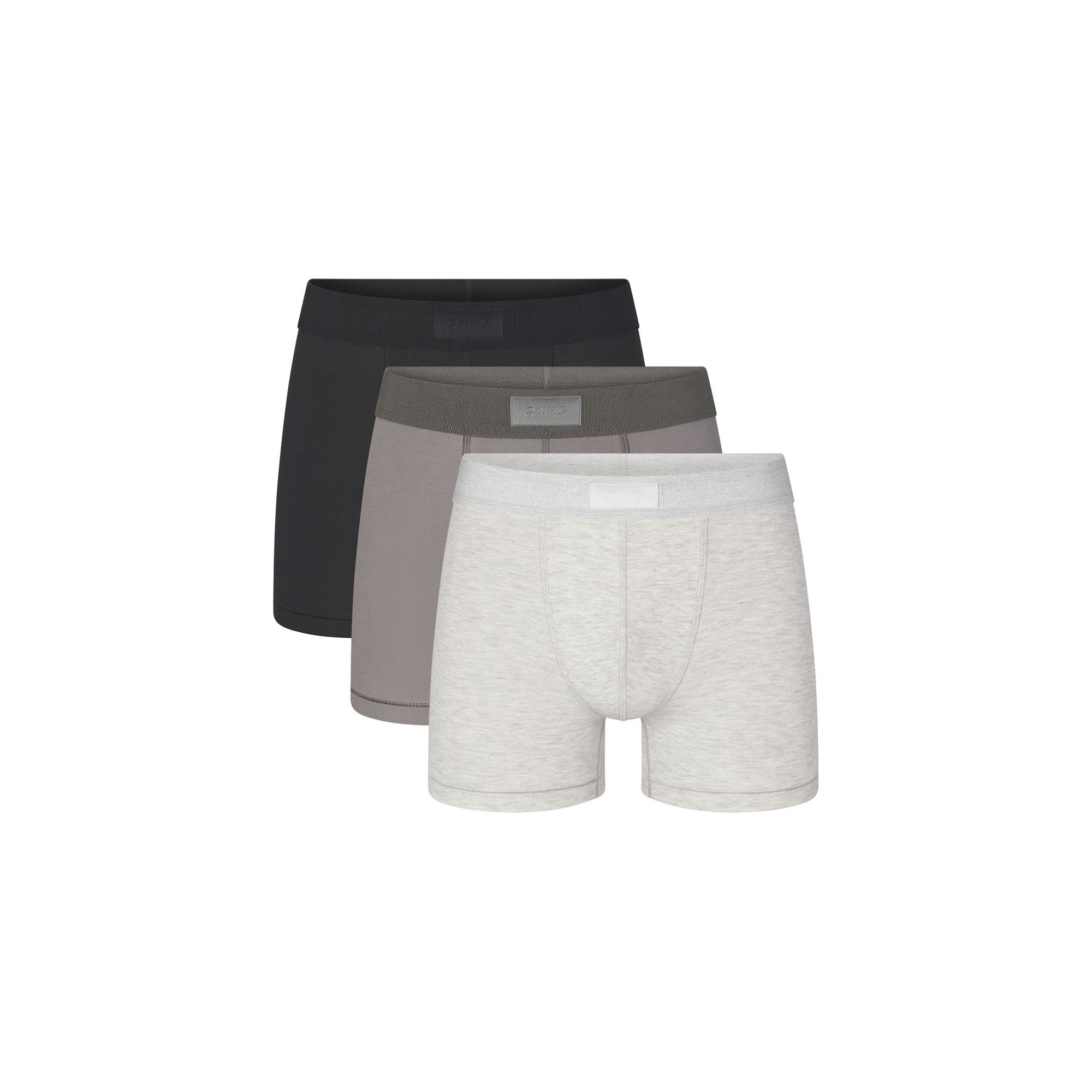 SKIMS COTTON MENS 3″ BOXER BRIEF 3-PACK | HEATHER MULTI - Sneaker Türkiye