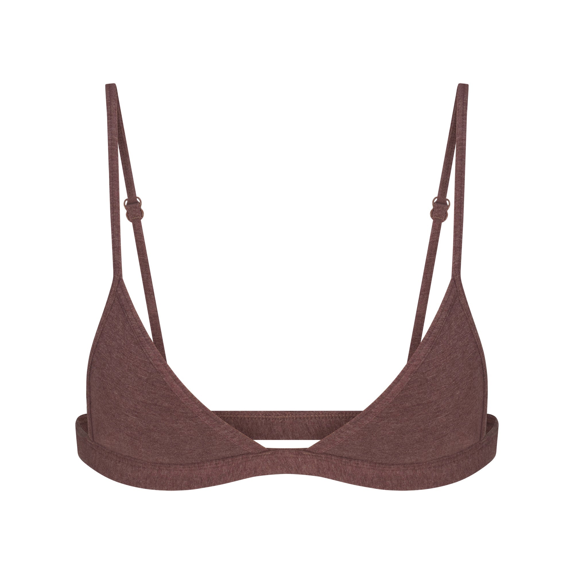 SKIMS EVERYDAY COTTON TRIANGLE BRALETTE | COCOA HEATHER - Sneaker Türkiye