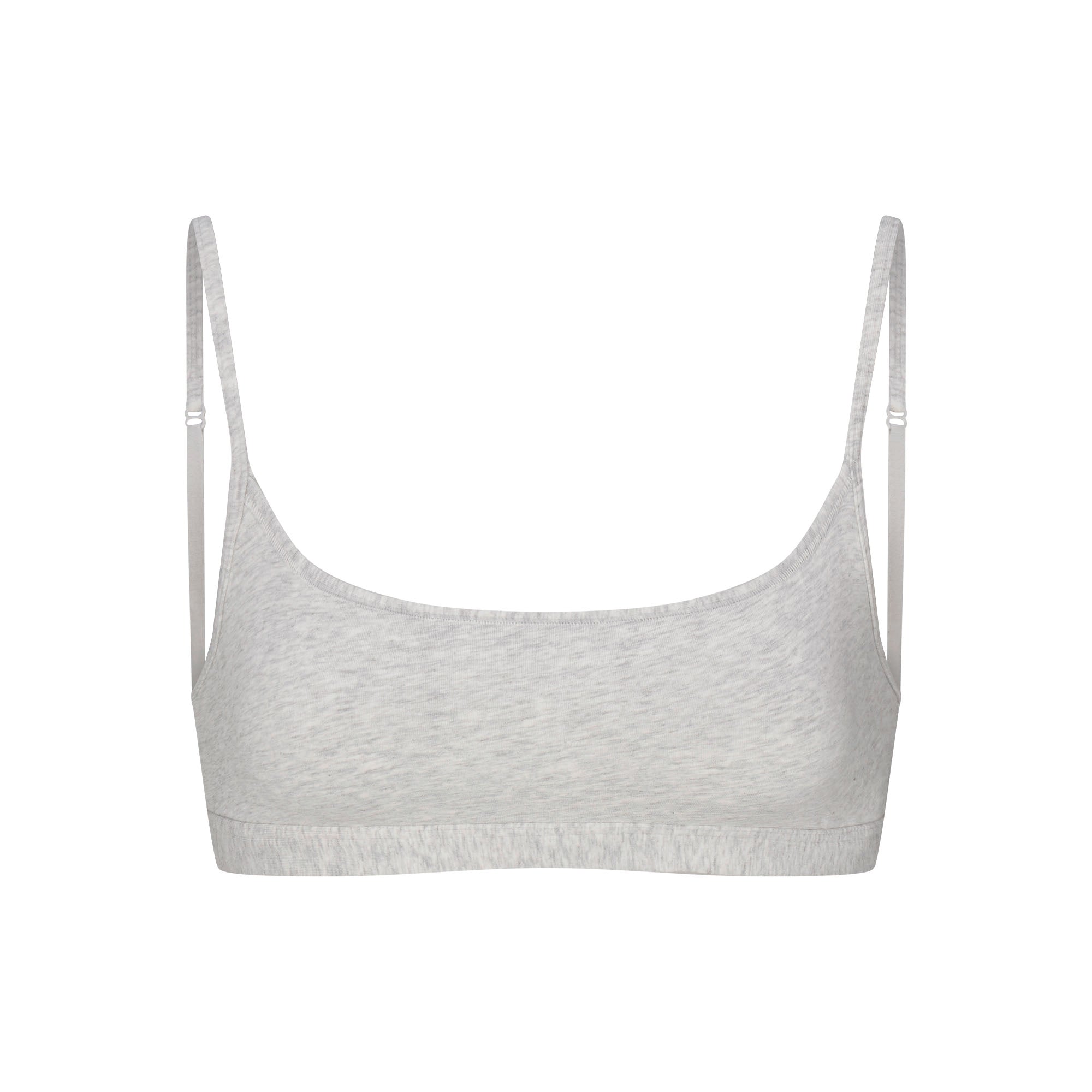 SKIMS EVERYDAY COTTON SCOOP BRALETTE | LIGHT HEATHER GREY - Sneaker Türkiye