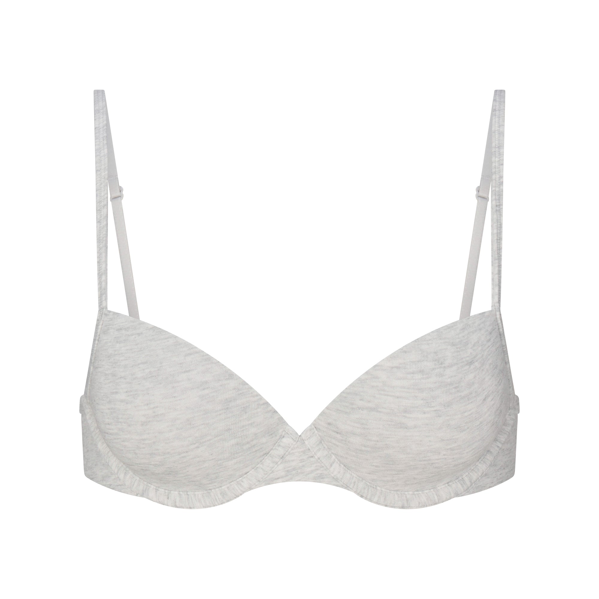 SKIMS EVERYDAY COTTON T-SHIRT BRA | LIGHT HEATHER GREY - Sneaker Türkiye