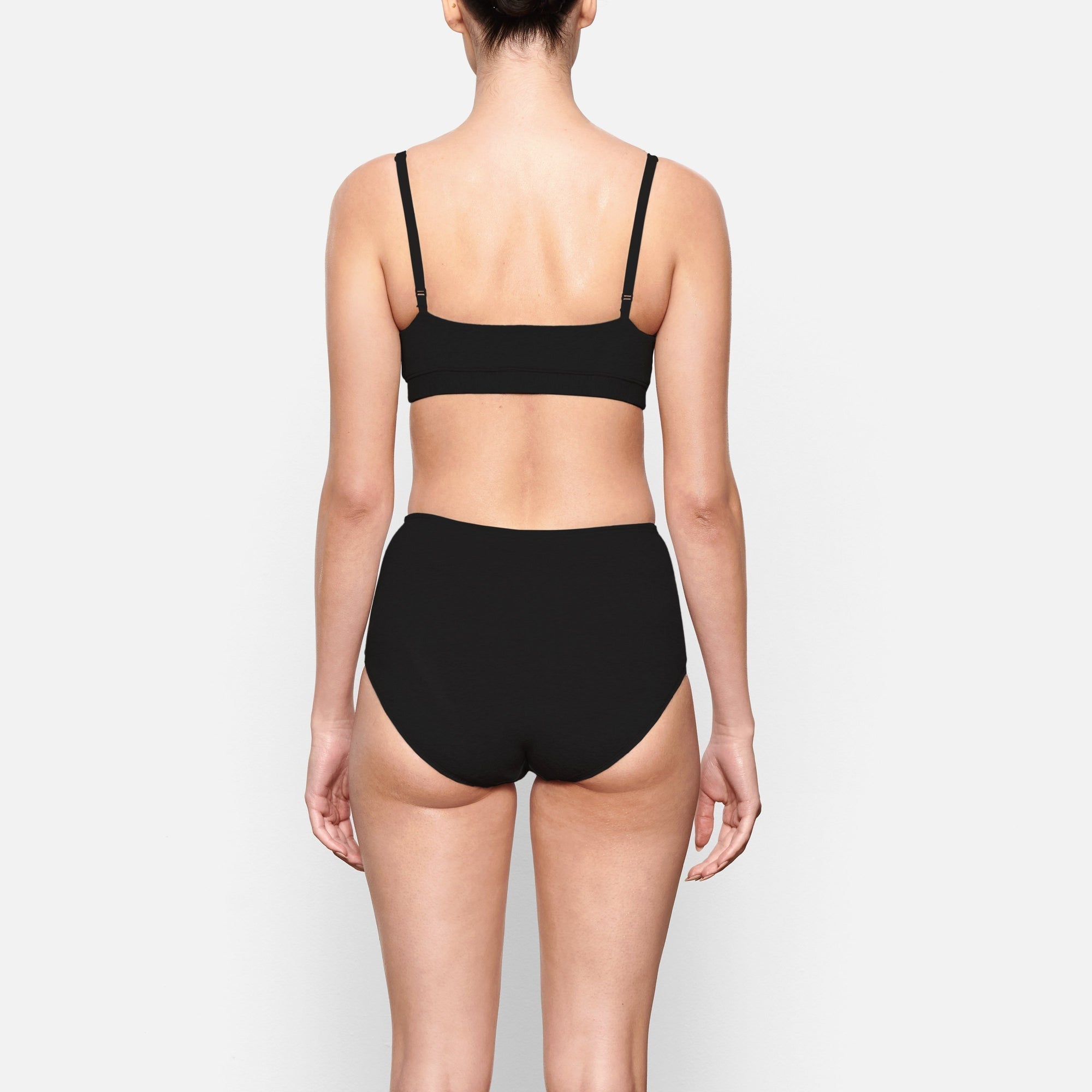 SKIMS COTTON JERSEY SCOOP BRALETTE | SOOT - Sneaker Türkiye