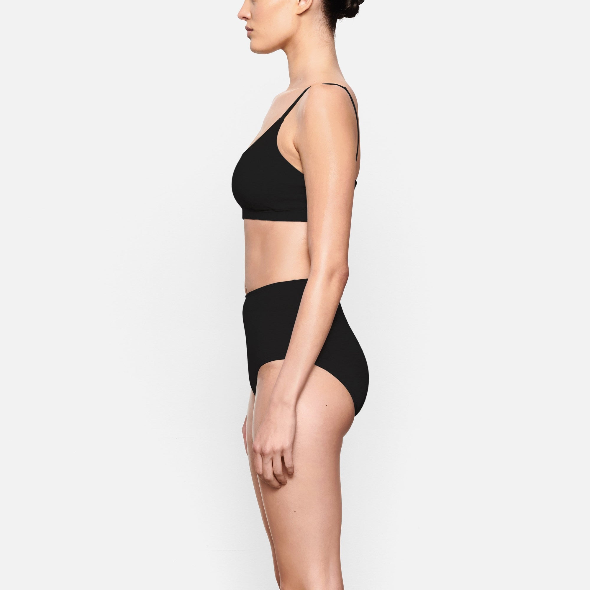 SKIMS COTTON JERSEY SCOOP BRALETTE | SOOT - Sneaker Türkiye
