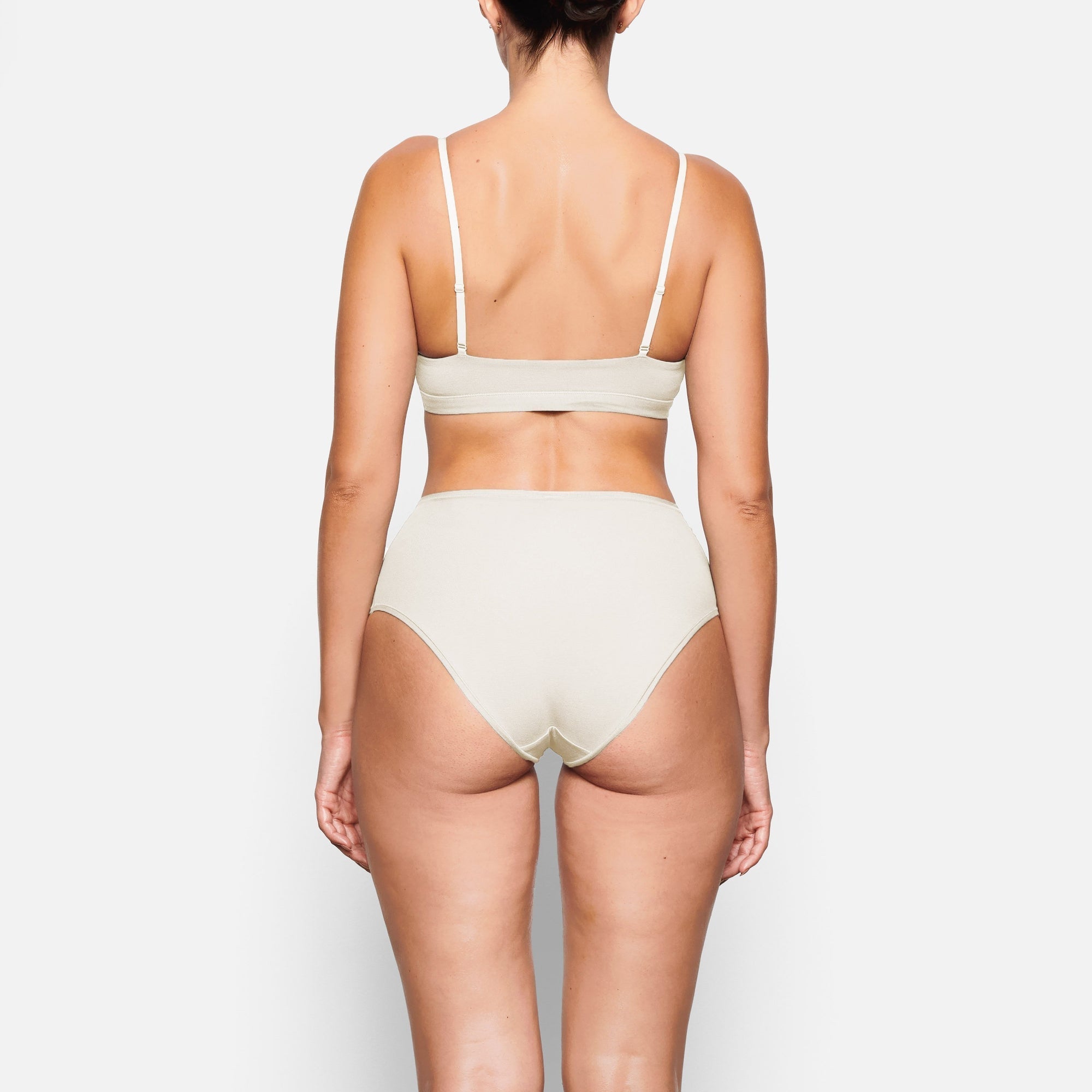 SKIMS COTTON JERSEY SCOOP BRALETTE | BONE - Sneaker Türkiye
