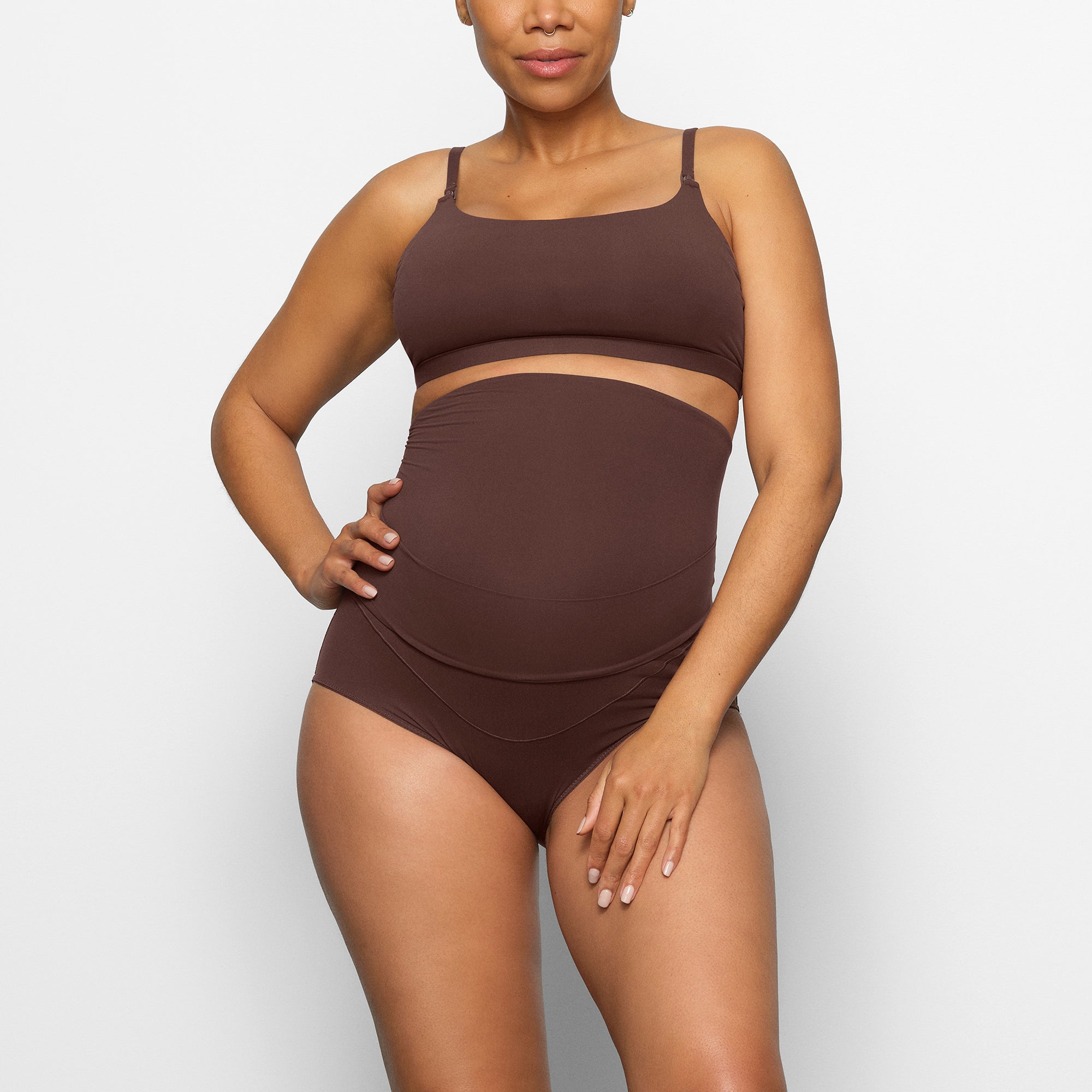 SKIMS FITS EVERYBODY MATERNITY PUMPING SCOOP BRALETTE | COCOA - Sneaker Türkiye