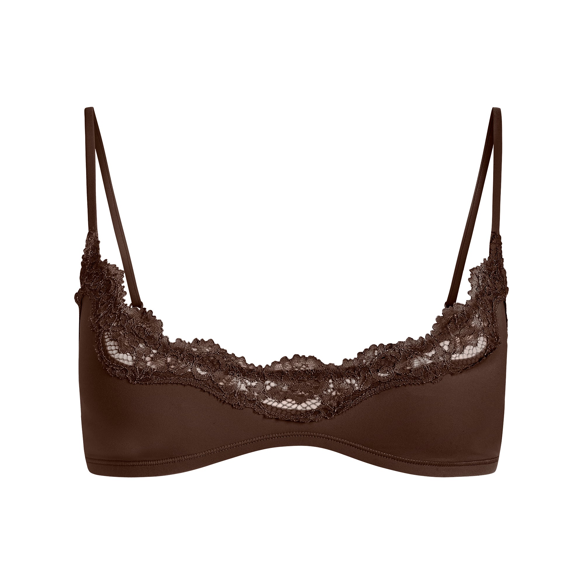 SKIMS FITS EVERYBODY LACE SCOOP BRALETTE | ESPRESSO - Sneaker Türkiye