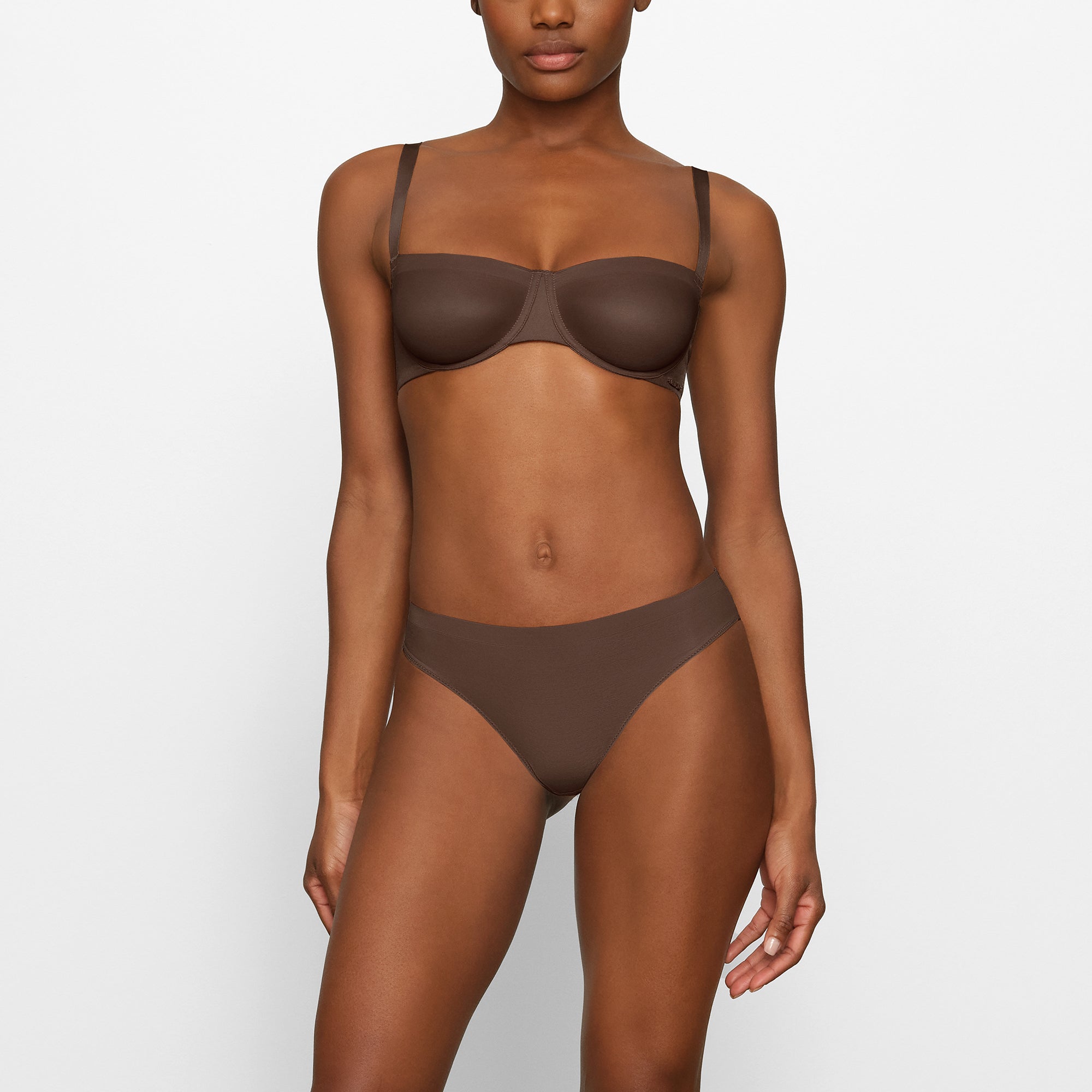 SKIMS NO SHOW UNLINED BALCONETTE BRA | ESPRESSO - Sneaker Türkiye