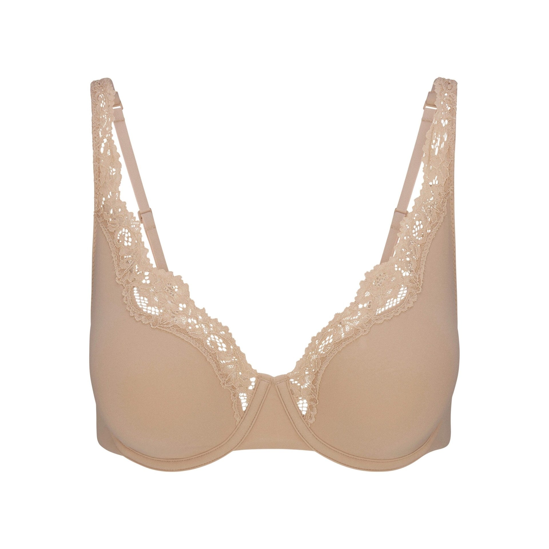 SKIMS FITS EVERYBODY LACE UNLINED FULL COVERAGE BRA | CLAY - Sneaker Türkiye
