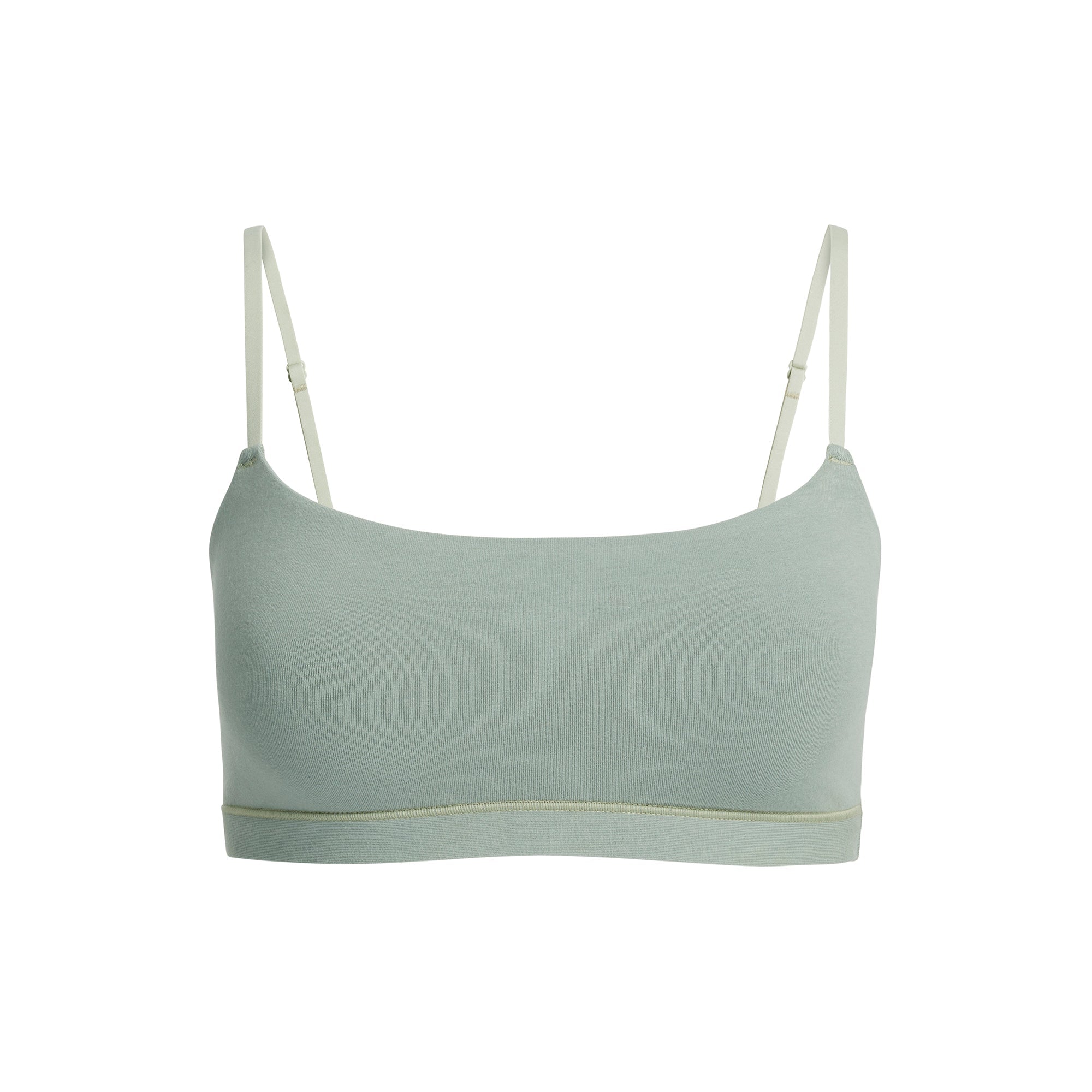 SKIMS COTTON JERSEY SCOOP BRALETTE | MINERAL - Sneaker Türkiye