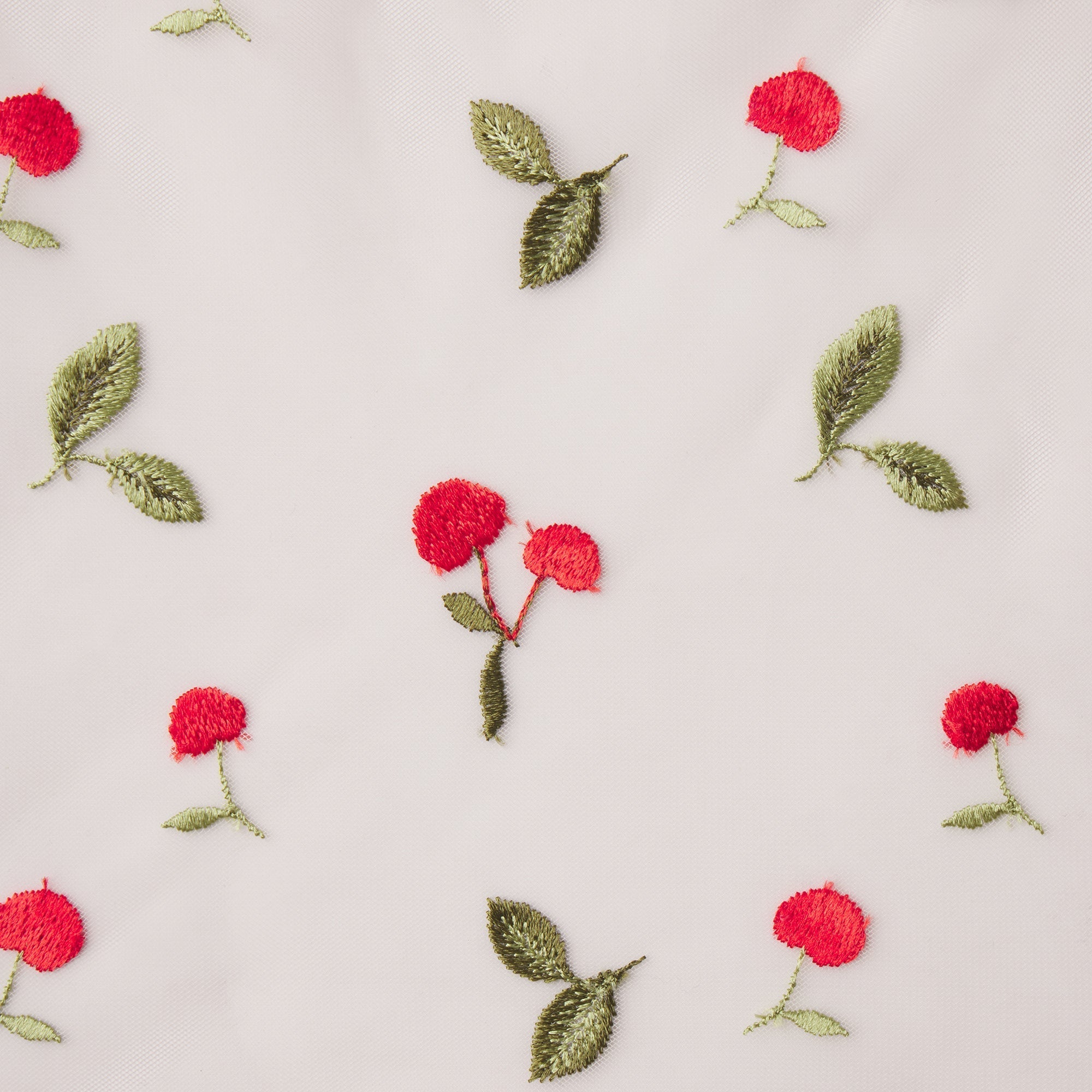 SKIMS EMBROIDERED TULLE SKIRT BIKINI | PRIMROSE CHERRY TULLE - Sneaker Türkiye