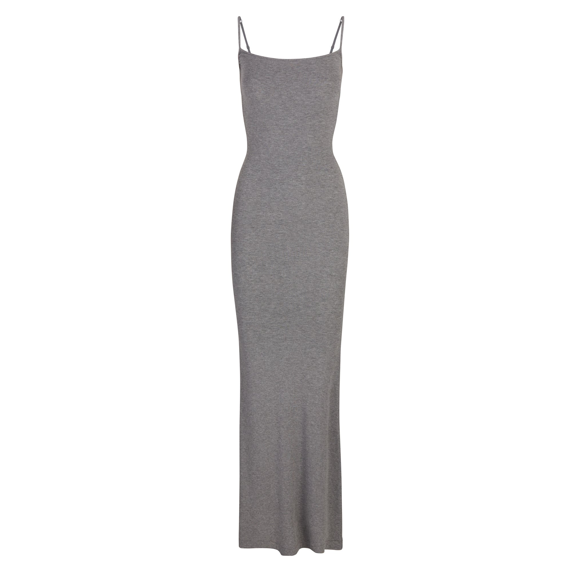 SKIMS SOFT LOUNGE LONG SLIP DRESS | HEATHER GREY - Sneaker Türkiye