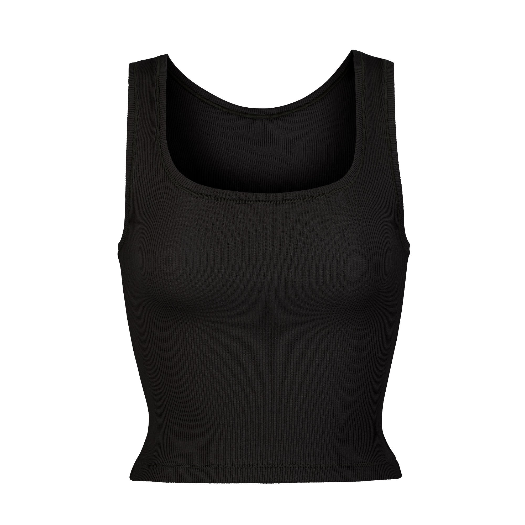 SKIMS COTTON RIB TANK | SOOT - Sneaker Türkiye