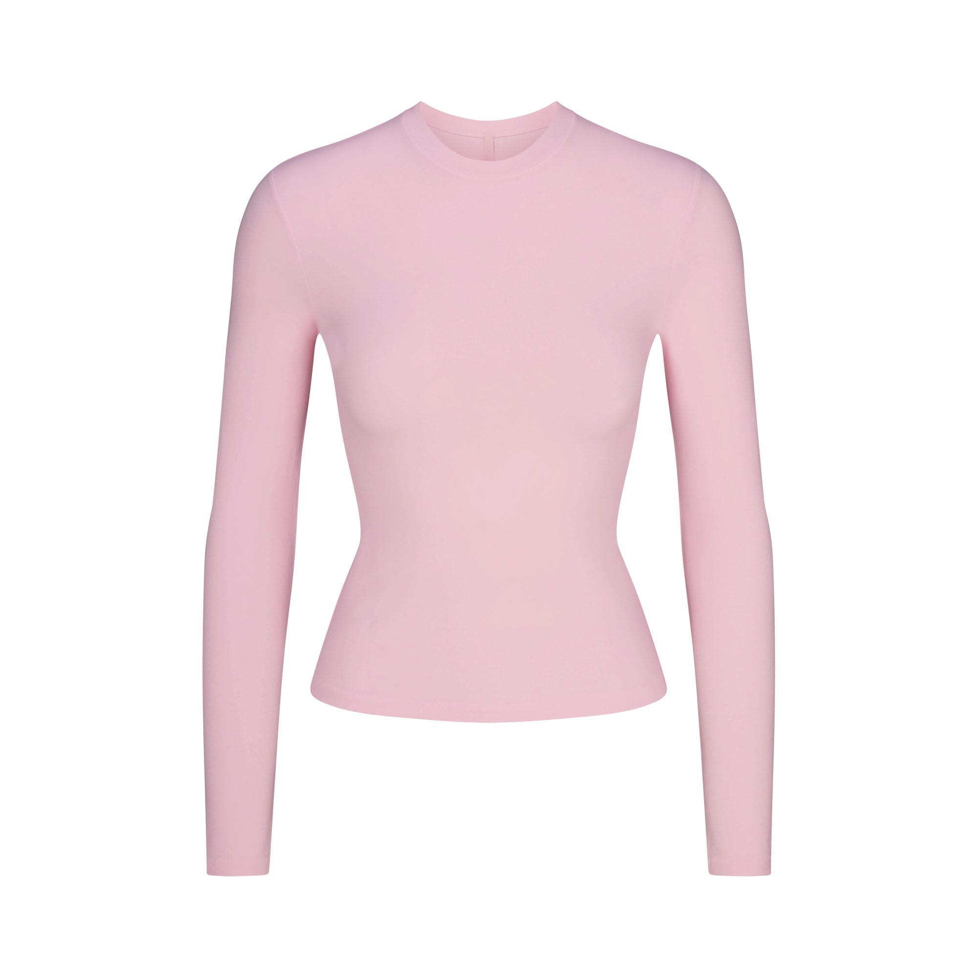SKIMS COTTON JERSEY LONG SLEEVE T-SHIRT | CHERRY BLOSSOM - Sneaker Türkiye
