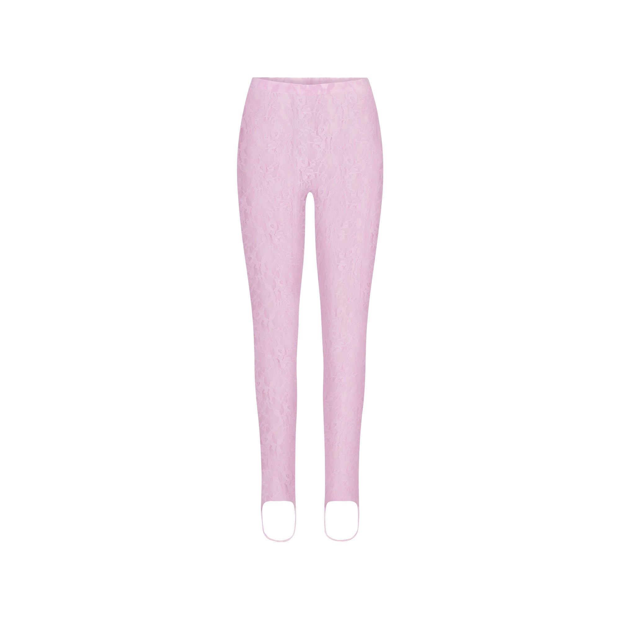 SKIMS STRETCH LACE STIRRUP LEGGING | BABY PINK - Sneaker Türkiye