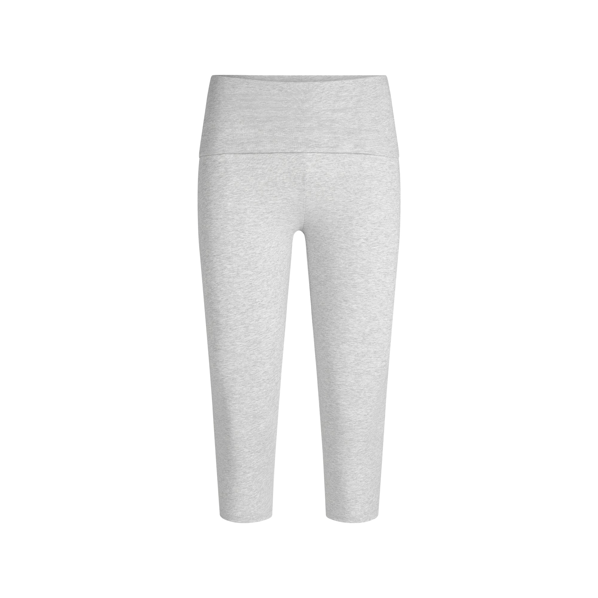 SKIMS COTTON JERSEY FOLDOVER CAPRI | LIGHT HEATHER GREY - Sneaker Türkiye