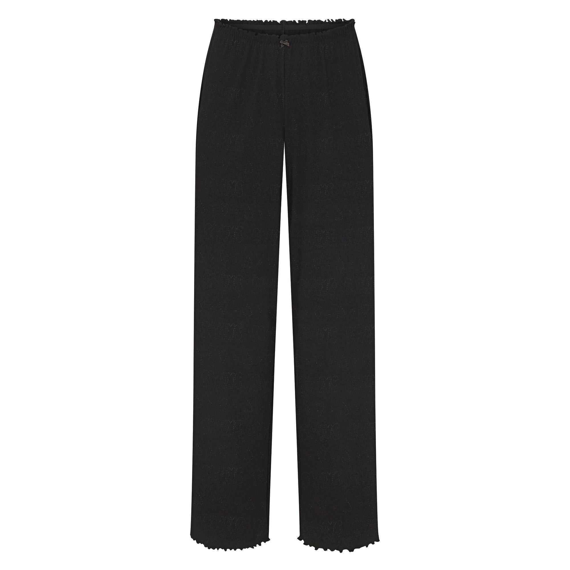 SKIMS LOGO POINTELLE STRAIGHT LEG PANT | SOOT - Sneaker Türkiye