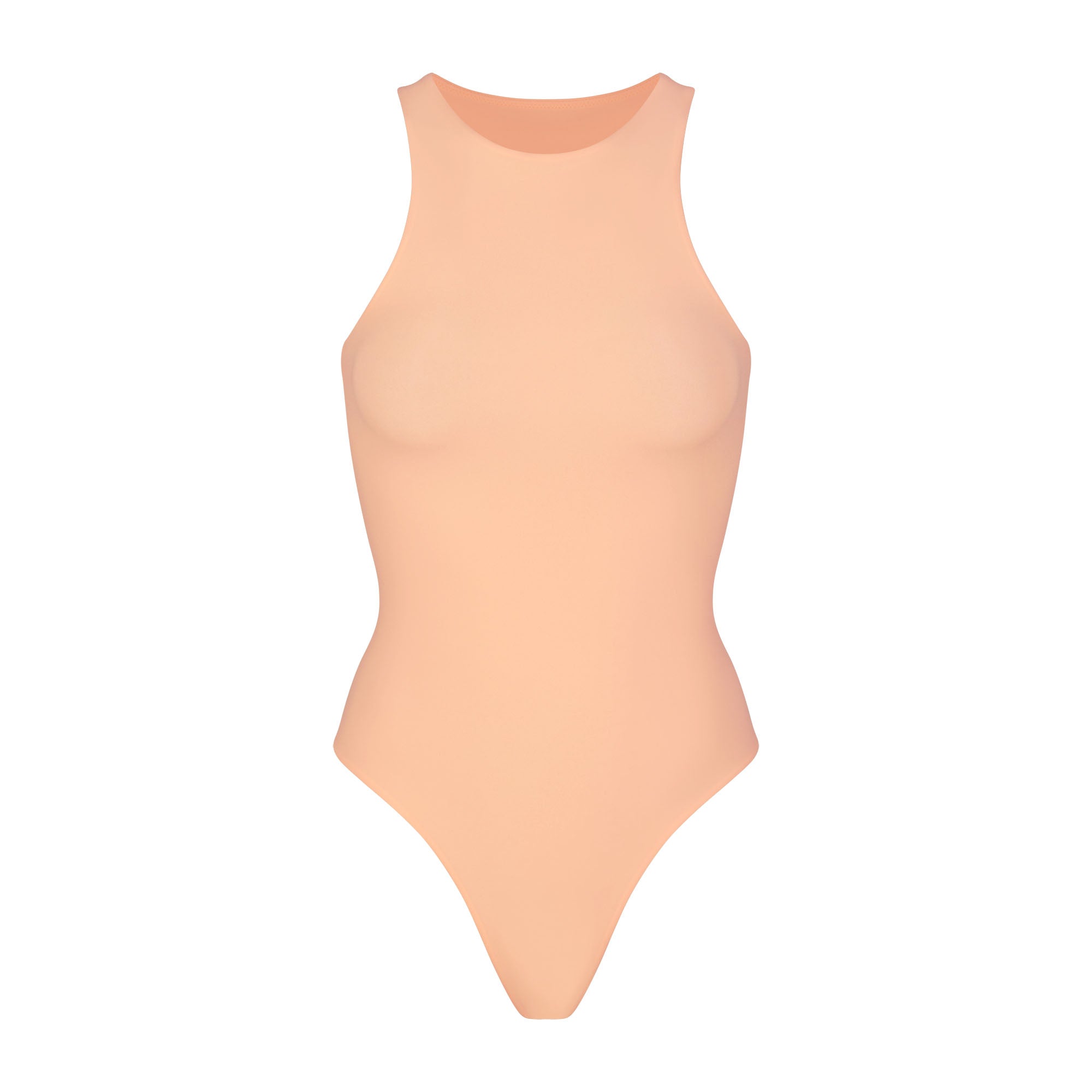 SKIMS FITS EVERYBODY HIGH NECK BODYSUIT | FADED NECTAR - Sneaker Türkiye