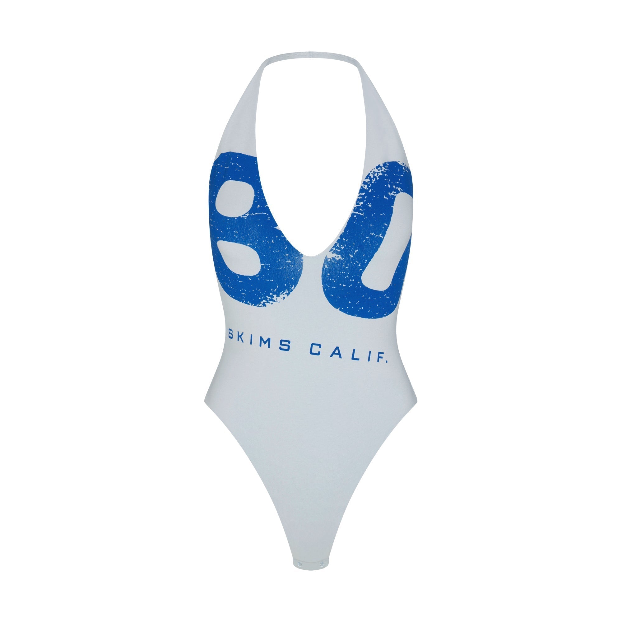 SKIMS COTTON JERSEY DEEP PLUNGE HALTER BODYSUIT | OPAL SUMMER EIGHTY - Sneaker Türkiye