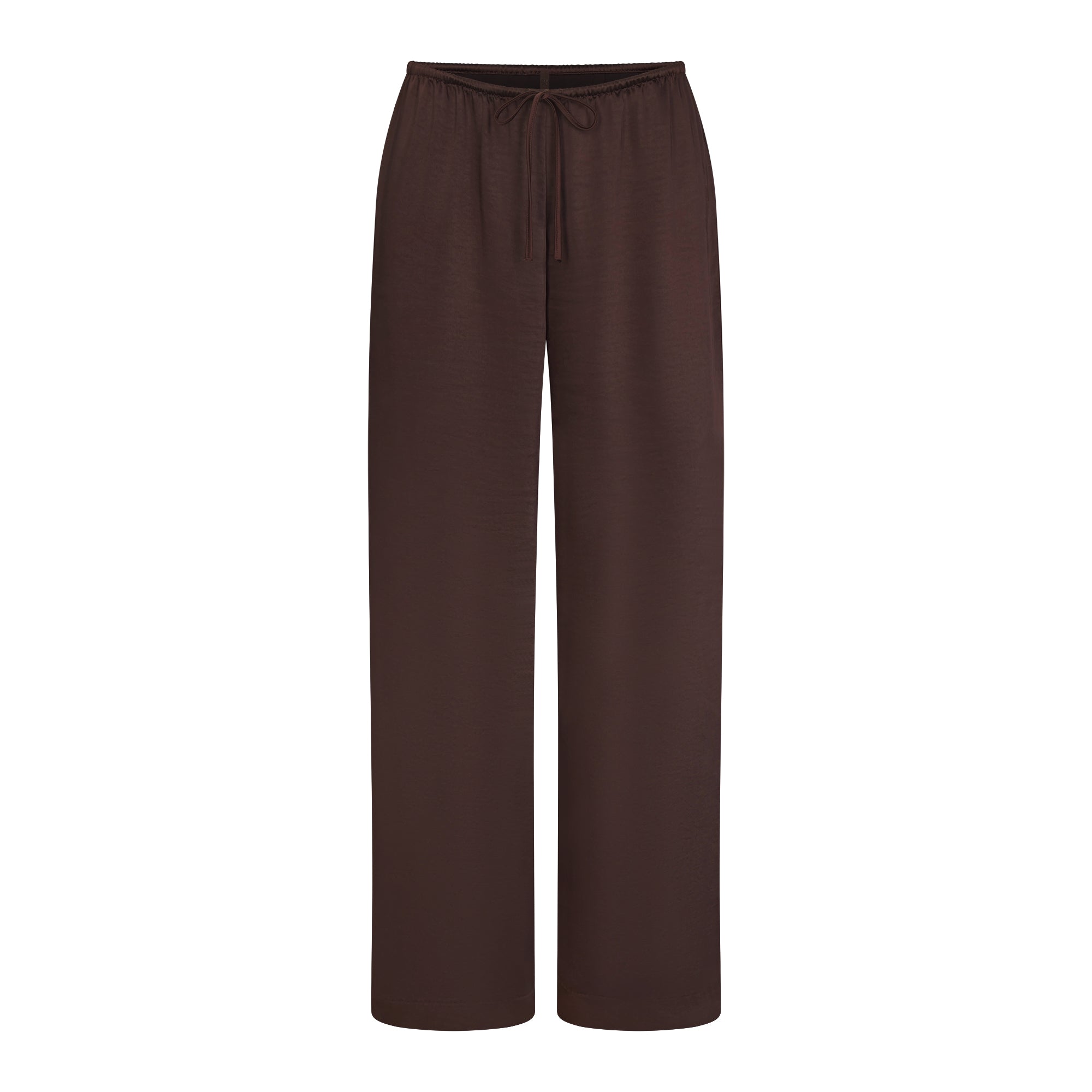 SKIMS LIGHTWEIGHT SATIN STRAIGHT LEG PANT | ESPRESSO - Sneaker Türkiye