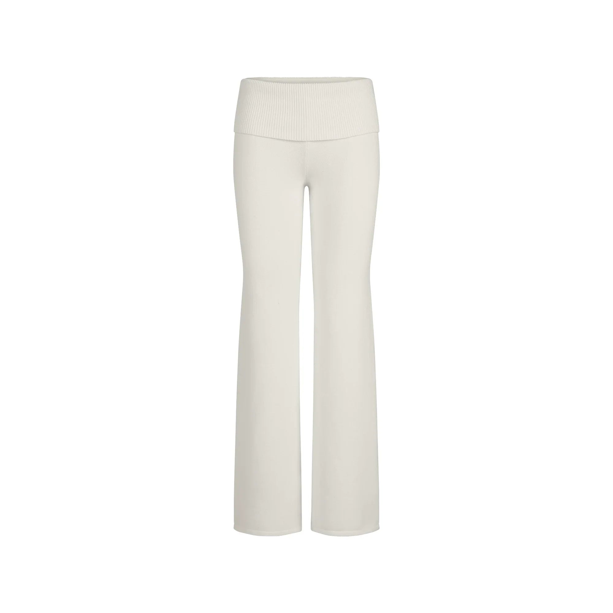 SKIMS SWEATER KNITS FOLDOVER PANT | IVORY - Sneaker Türkiye