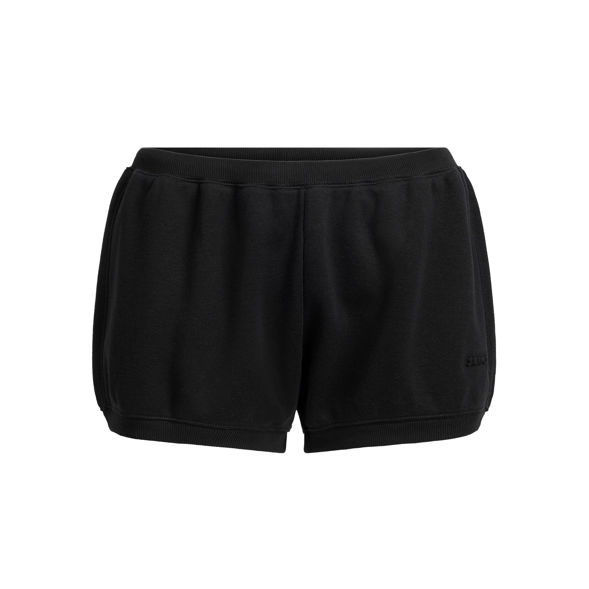 SKIMS COTTON FLEECE BUBBLE HEM SHORT | ONYX - Sneaker Türkiye