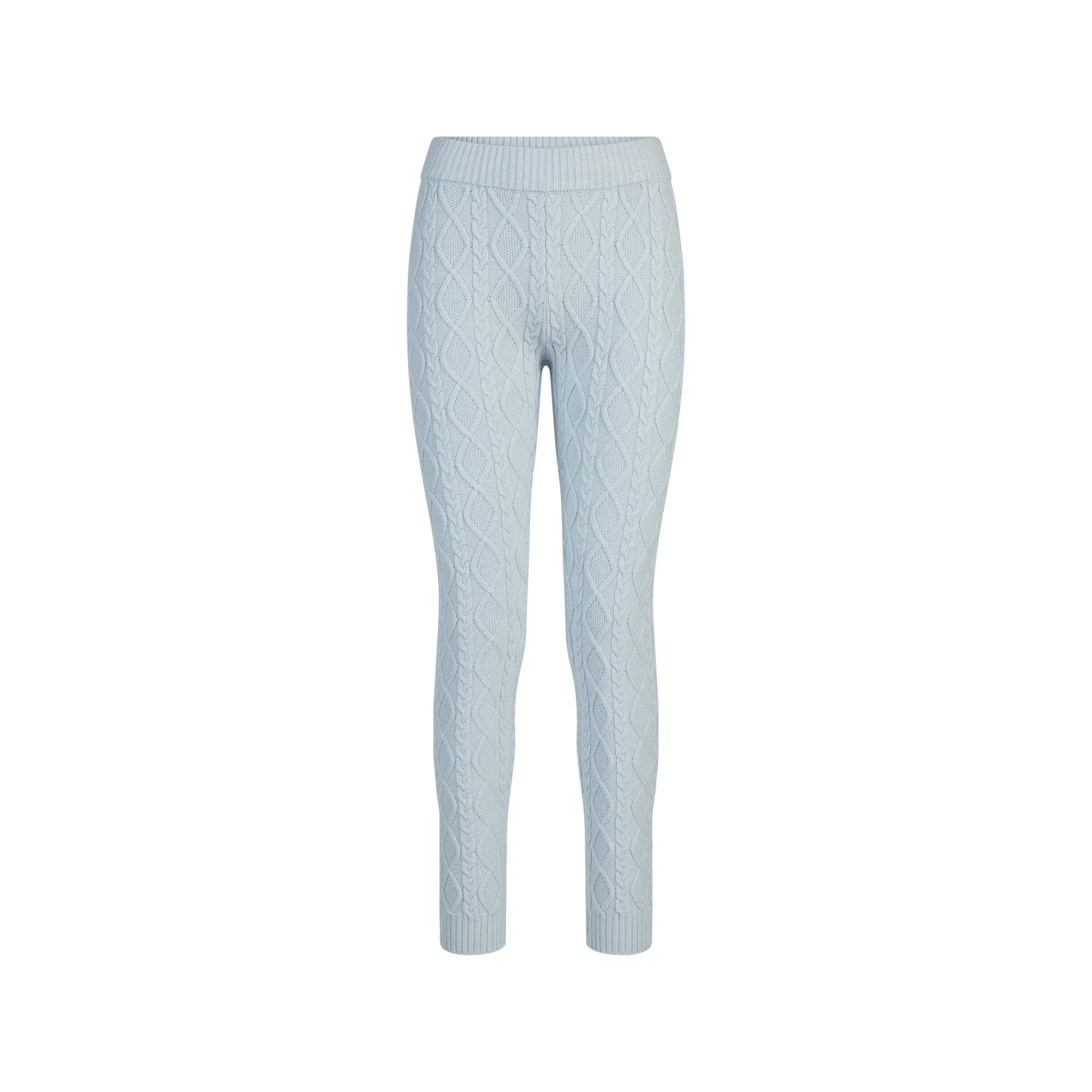 SKIMS SWEATER KNITS CABLE KNIT LEGGING | ZEN BLUE - Sneaker Türkiye
