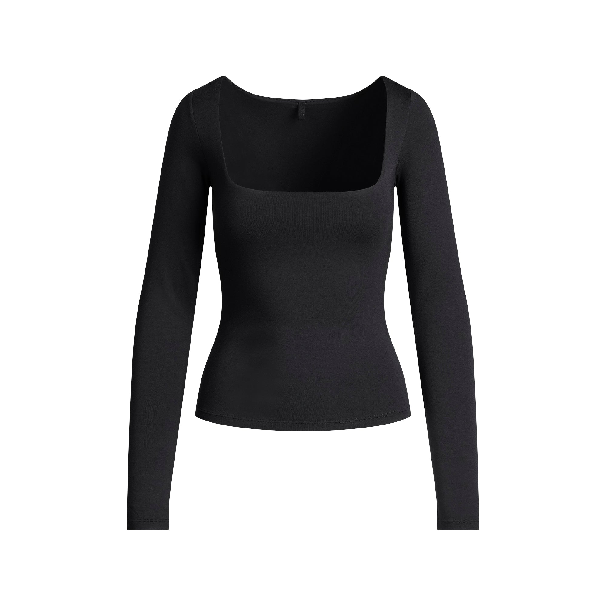 SKIMS SMOOTH LAYERS SQUARE NECK TOP | OBSIDIAN - Sneaker Türkiye