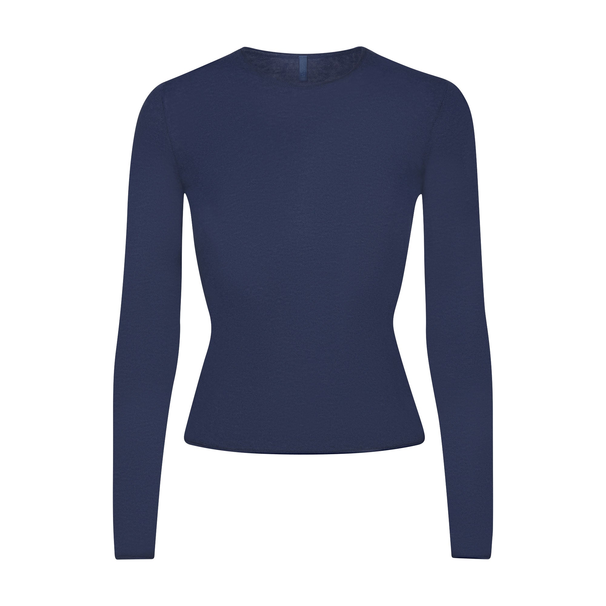 SKIMS FEATHERWEIGHT CASHMERE LONG SLEEVE TOP | INDIGO - Sneaker Türkiye