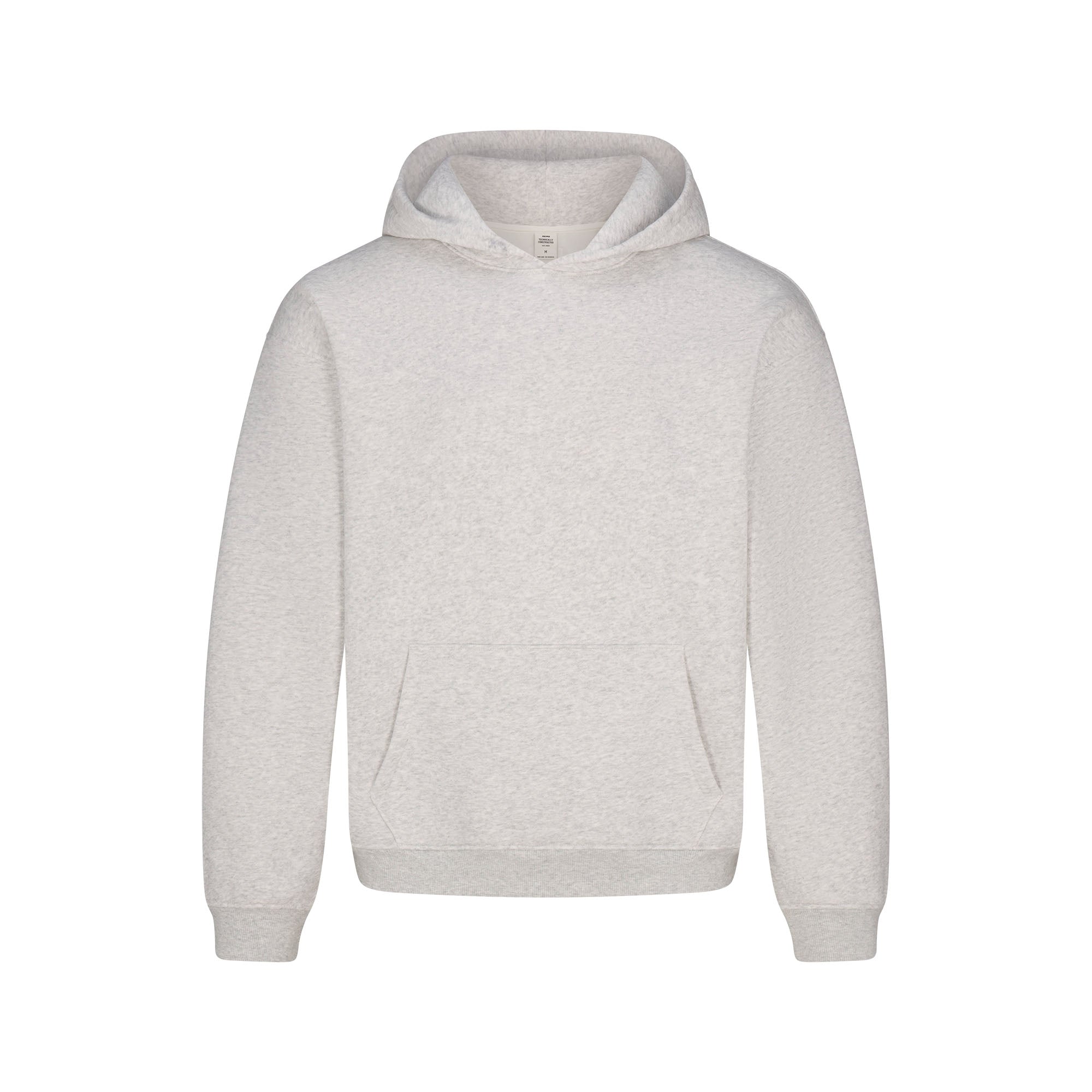 SKIMS FLEECE LOUNGE MENS RELAXED HOODIE | LIGHT HEATHER GREY - Sneaker Türkiye