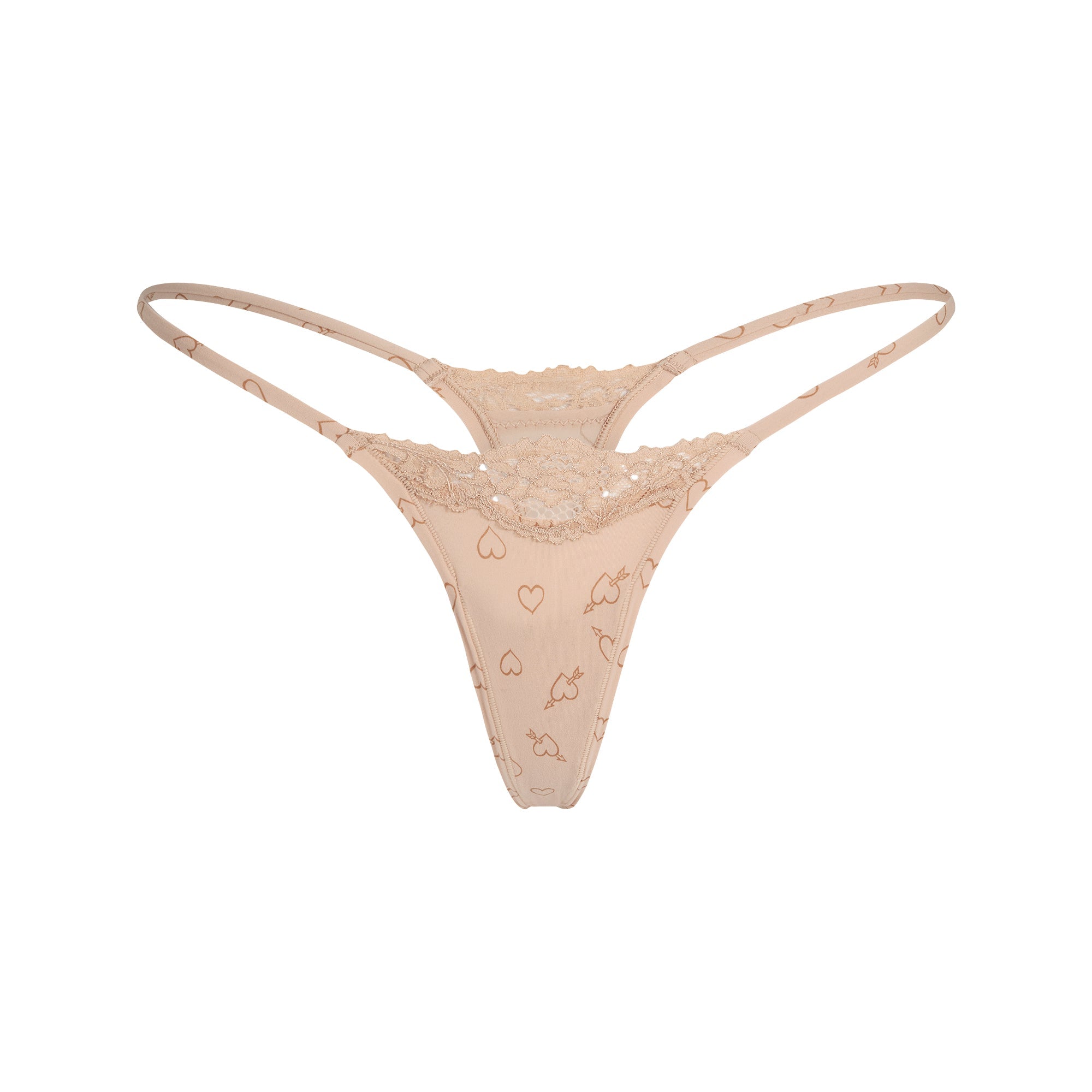 SKIMS FITS EVERYBODY LACE STRING THONG | MICA SKETCHED HEARTS - Sneaker Türkiye