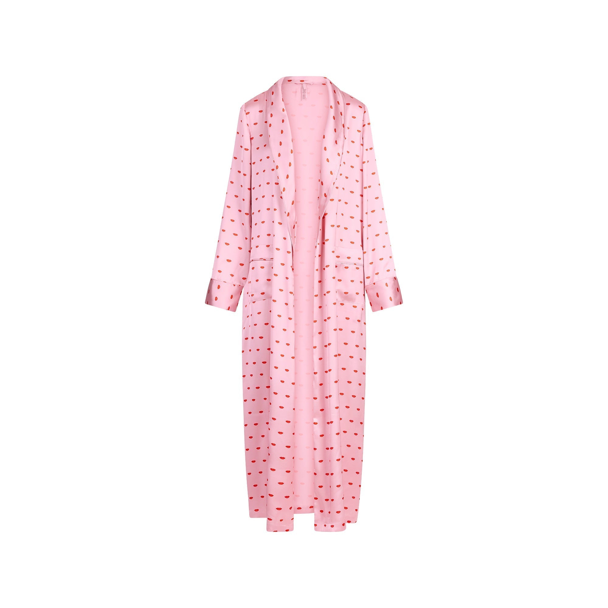 SKIMS WOVEN SHINE LONG ROBE | HALITE KIMS LIPS PRINT - Sneaker Türkiye