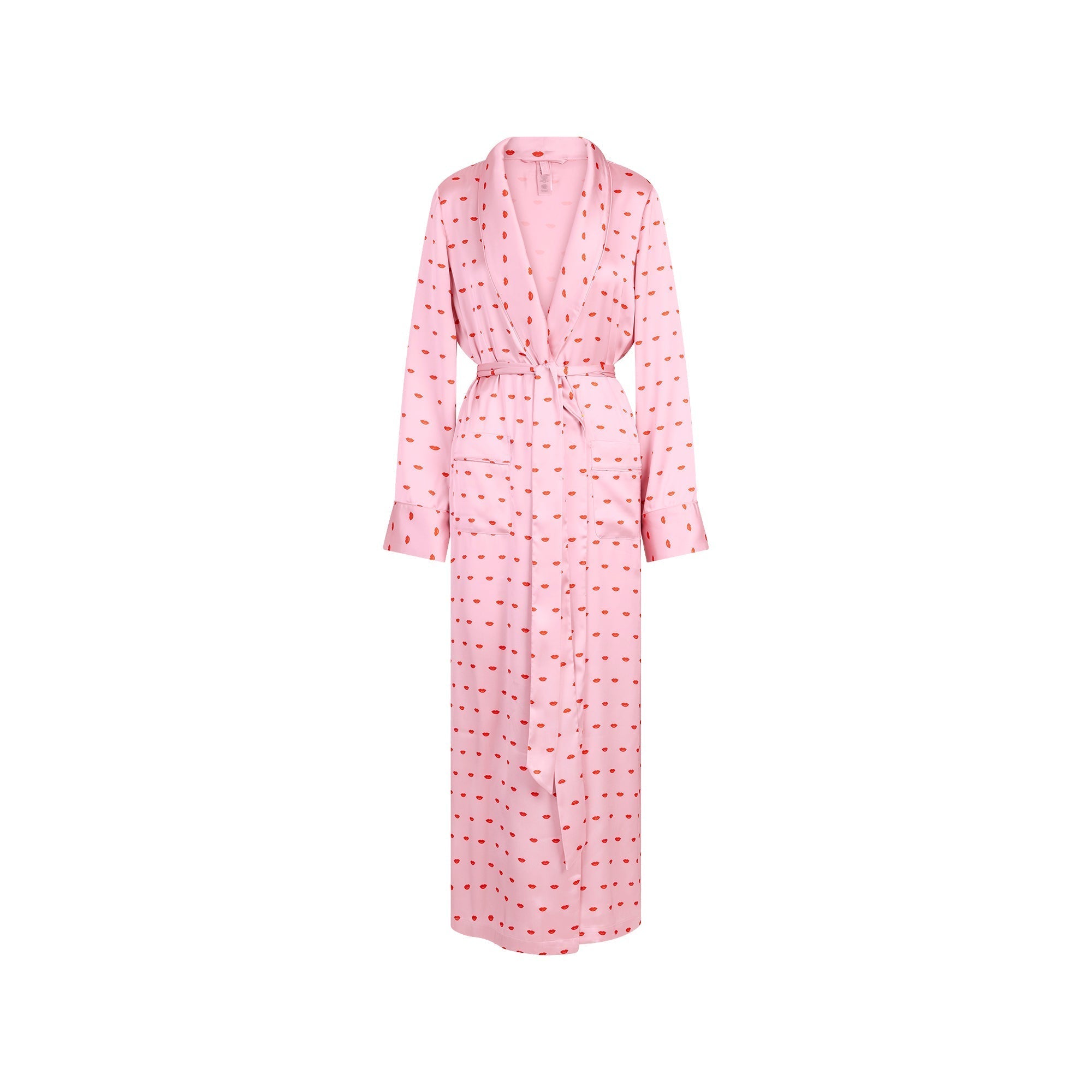 SKIMS WOVEN SHINE LONG ROBE | HALITE KIMS LIPS PRINT - Sneaker Türkiye