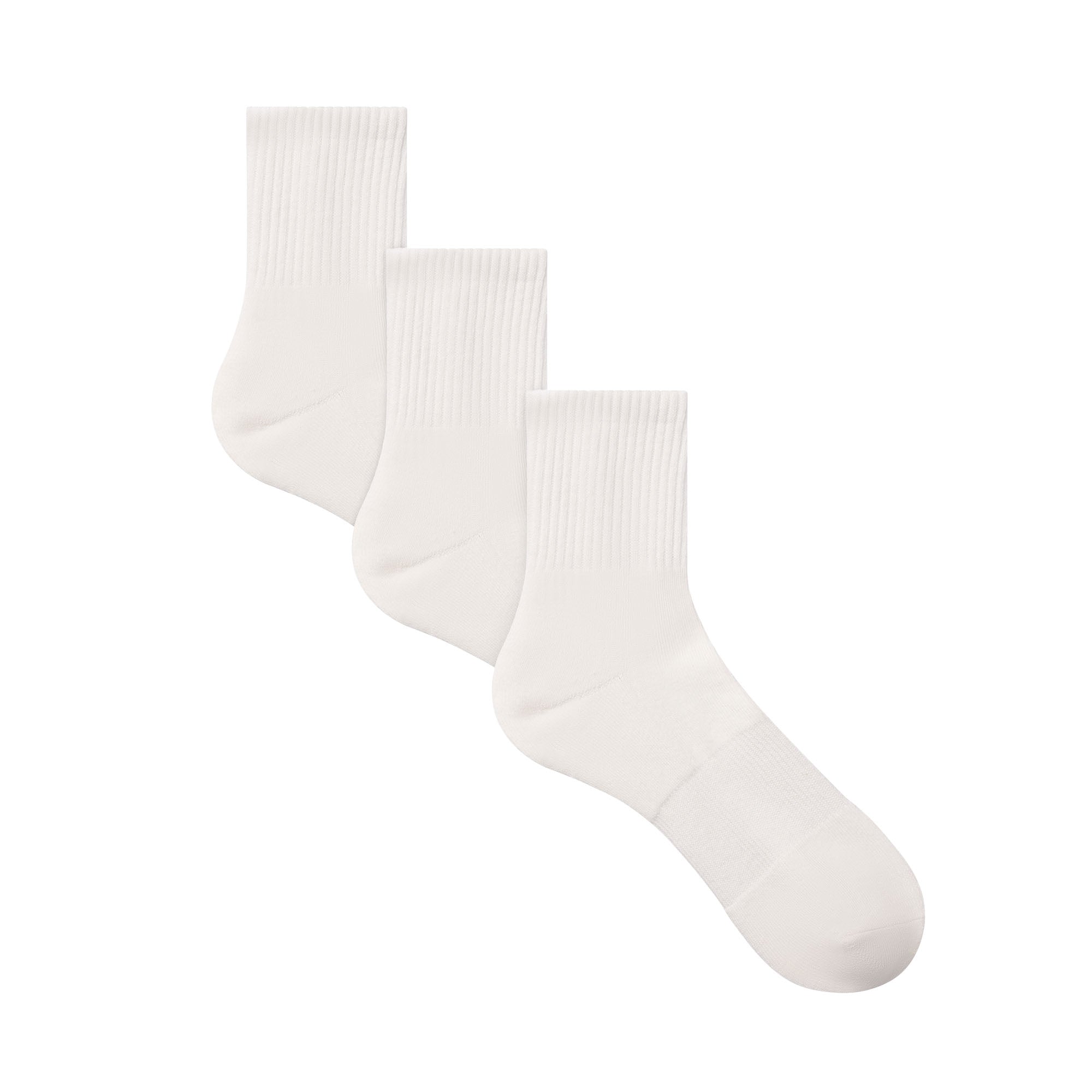 SKIMS MENS 3/4 CREW SOCK 3-PACK | CHALK - Sneaker Türkiye
