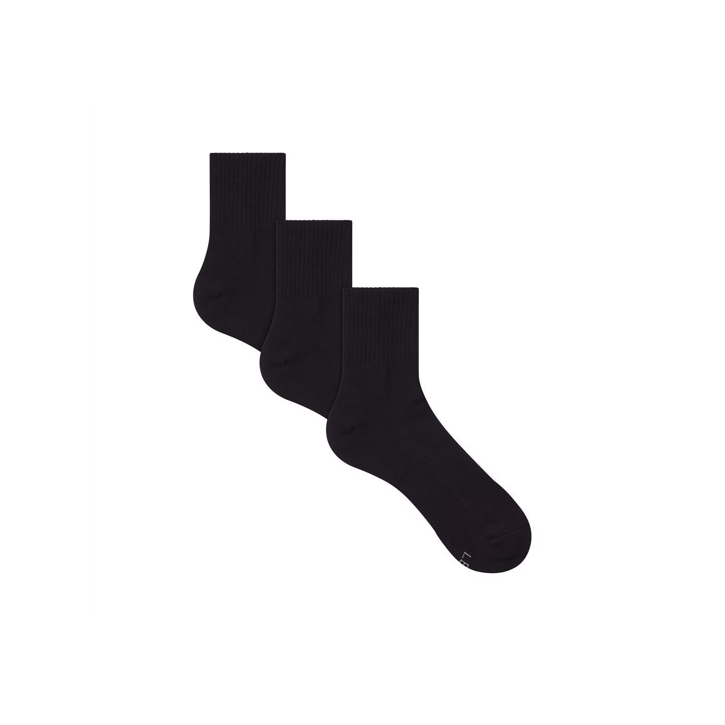 SKIMS MENS 3/4 CREW SOCK 3-PACK | ONYX - Sneaker Türkiye