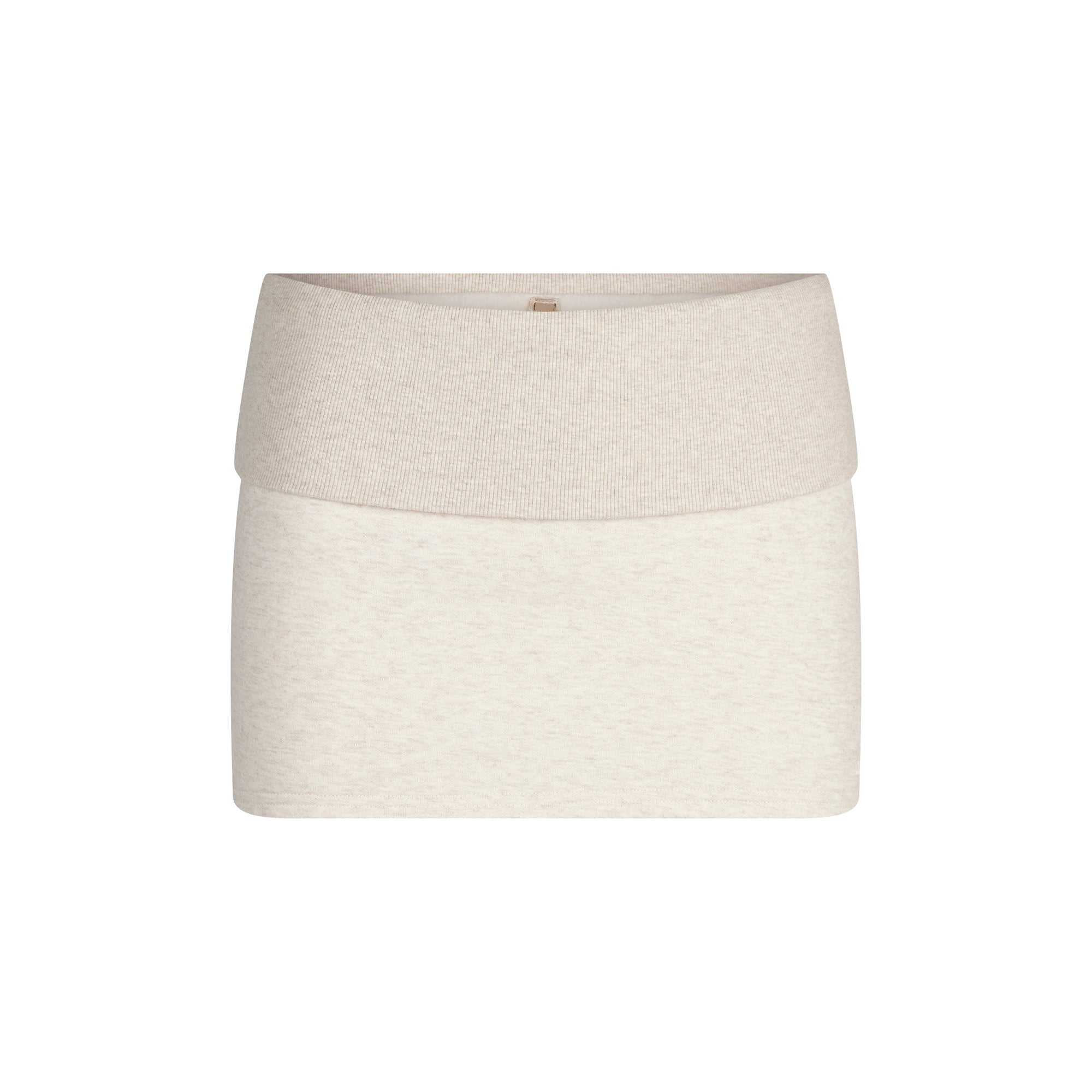 SKIMS COTTON FLEECE FOLDOVER MINI SKIRT | OATMEAL HEATHER - Sneaker Türkiye