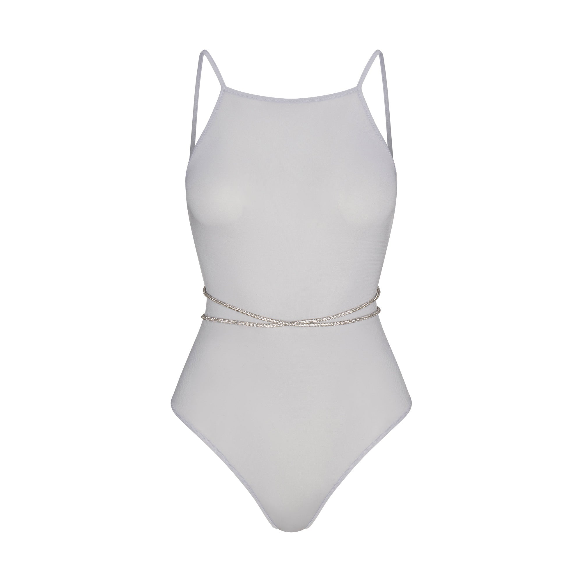 SKIMS RHINESTONE KNIT OPEN BACK BODYSUIT | ZEN BLUE - Sneaker Türkiye