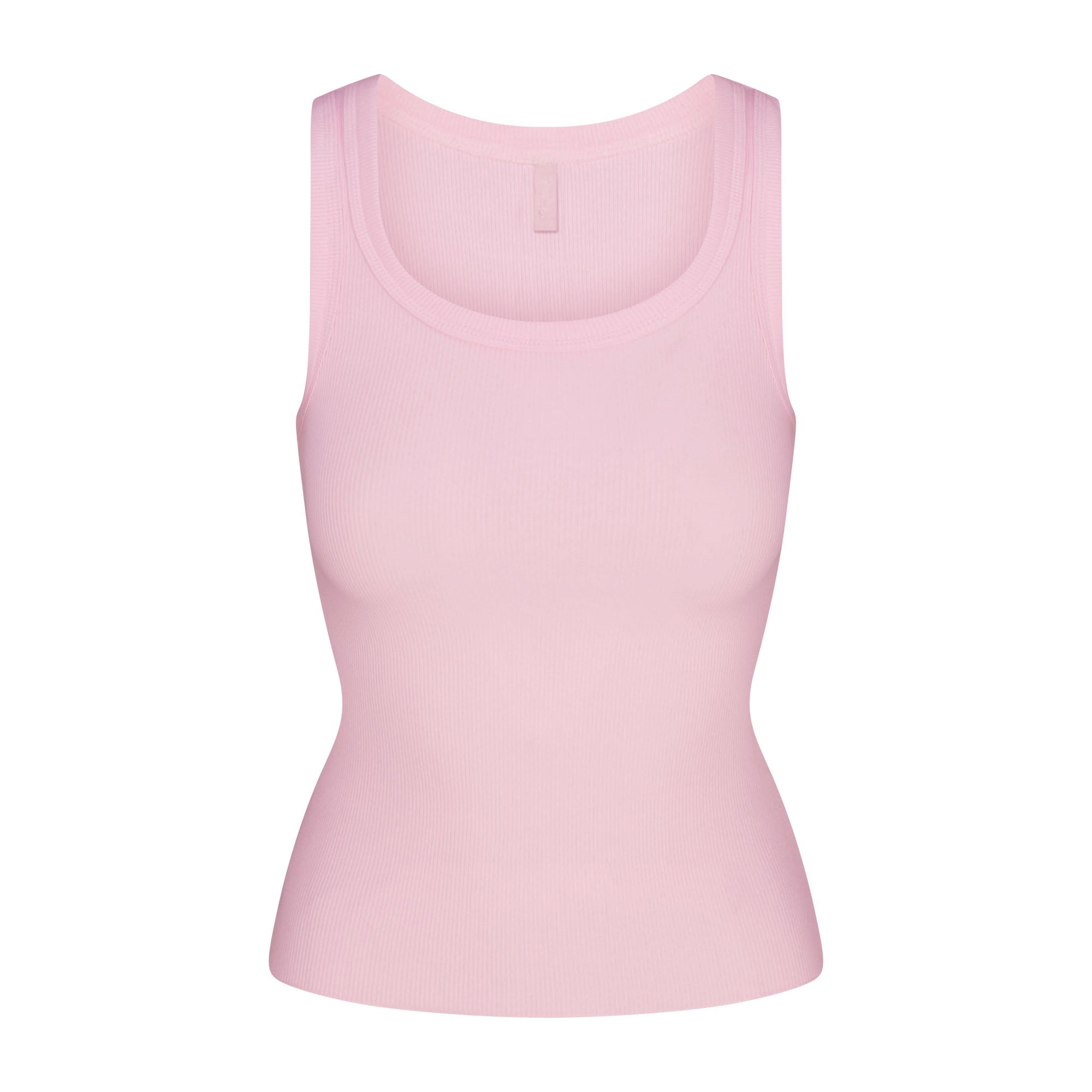 SKIMS COTTON RIB SCOOP NECK TANK | CHERRY BLOSSOM - Sneaker Türkiye