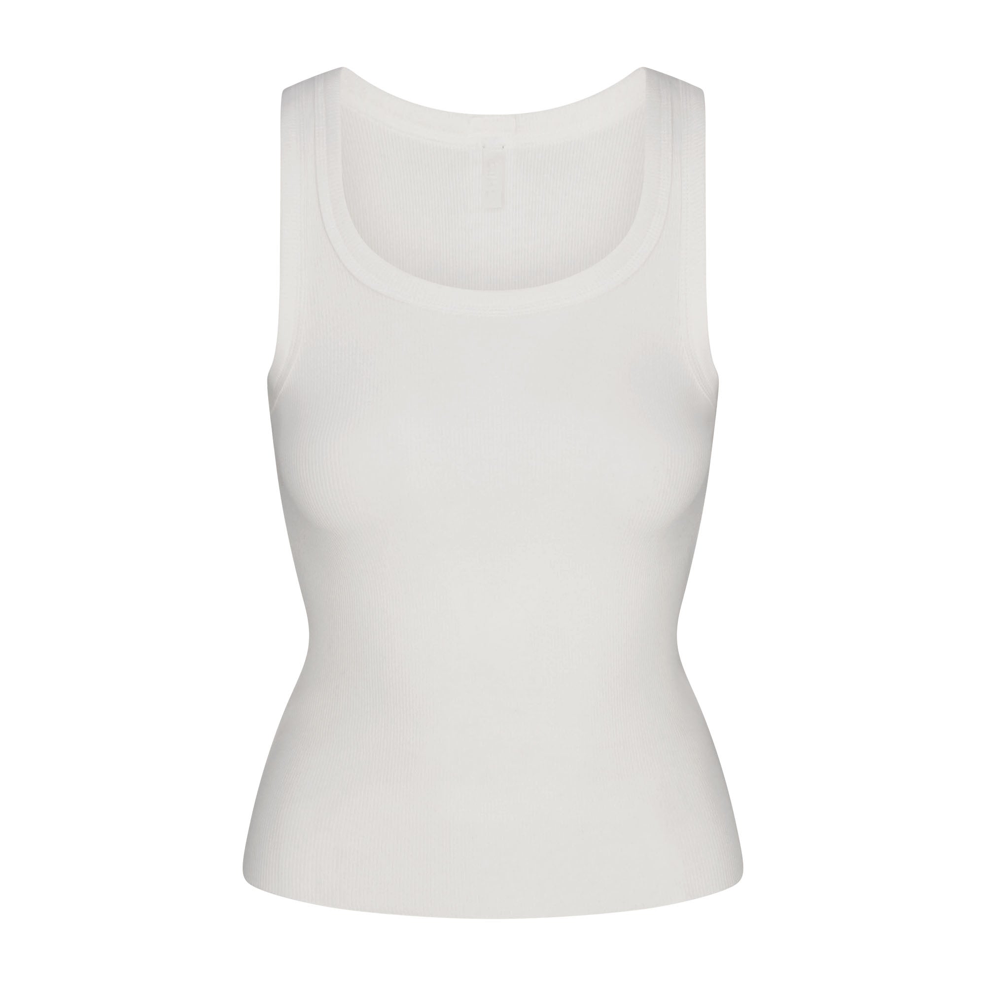 SKIMS COTTON RIB SCOOP NECK TANK | MARBLE - Sneaker Türkiye